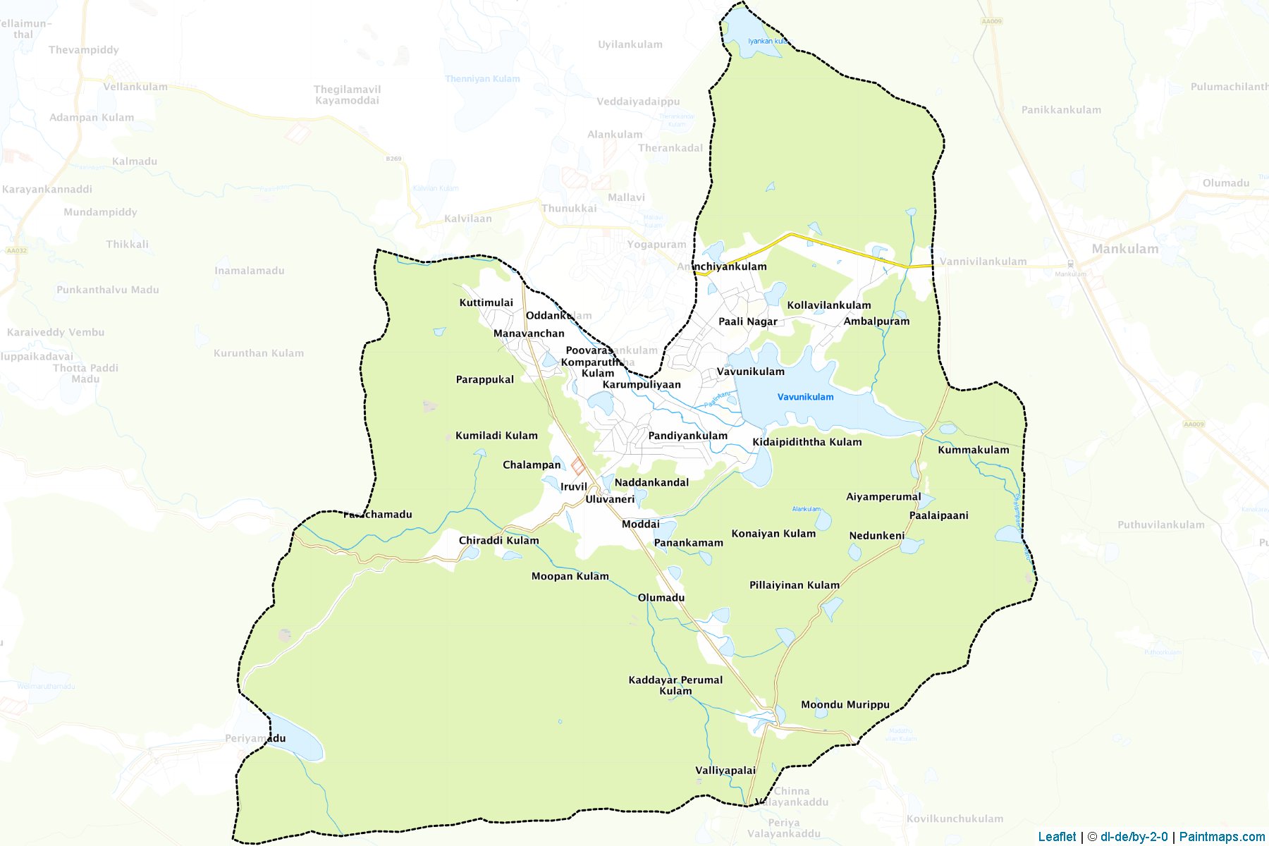 Manthai East (Mullaitivu) Map Cropping Samples-1