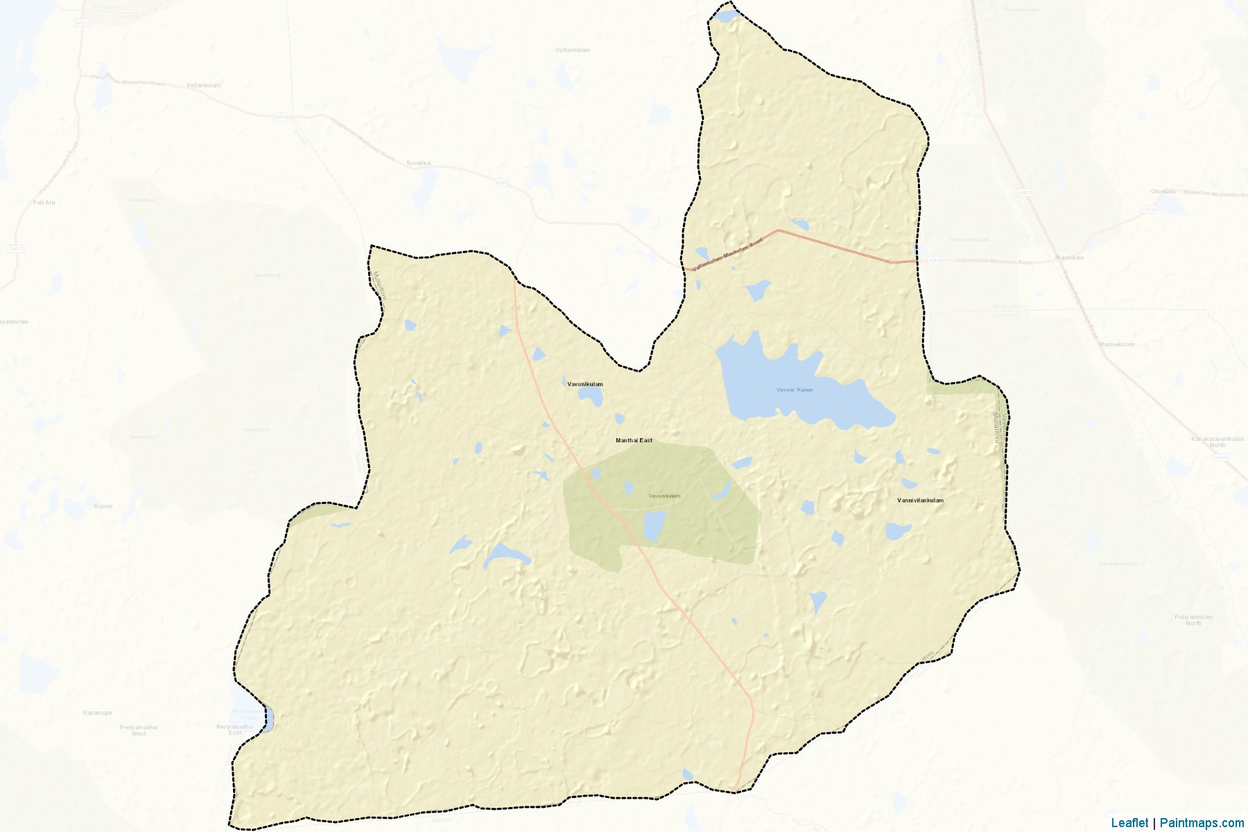 Manthai East (Mullaitivu) Map Cropping Samples-2