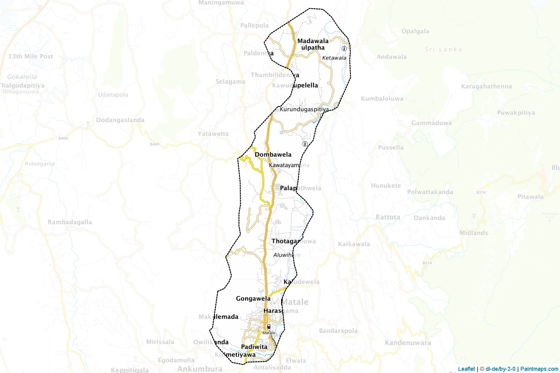 Matale (Matale) Map Cropping Samples-1