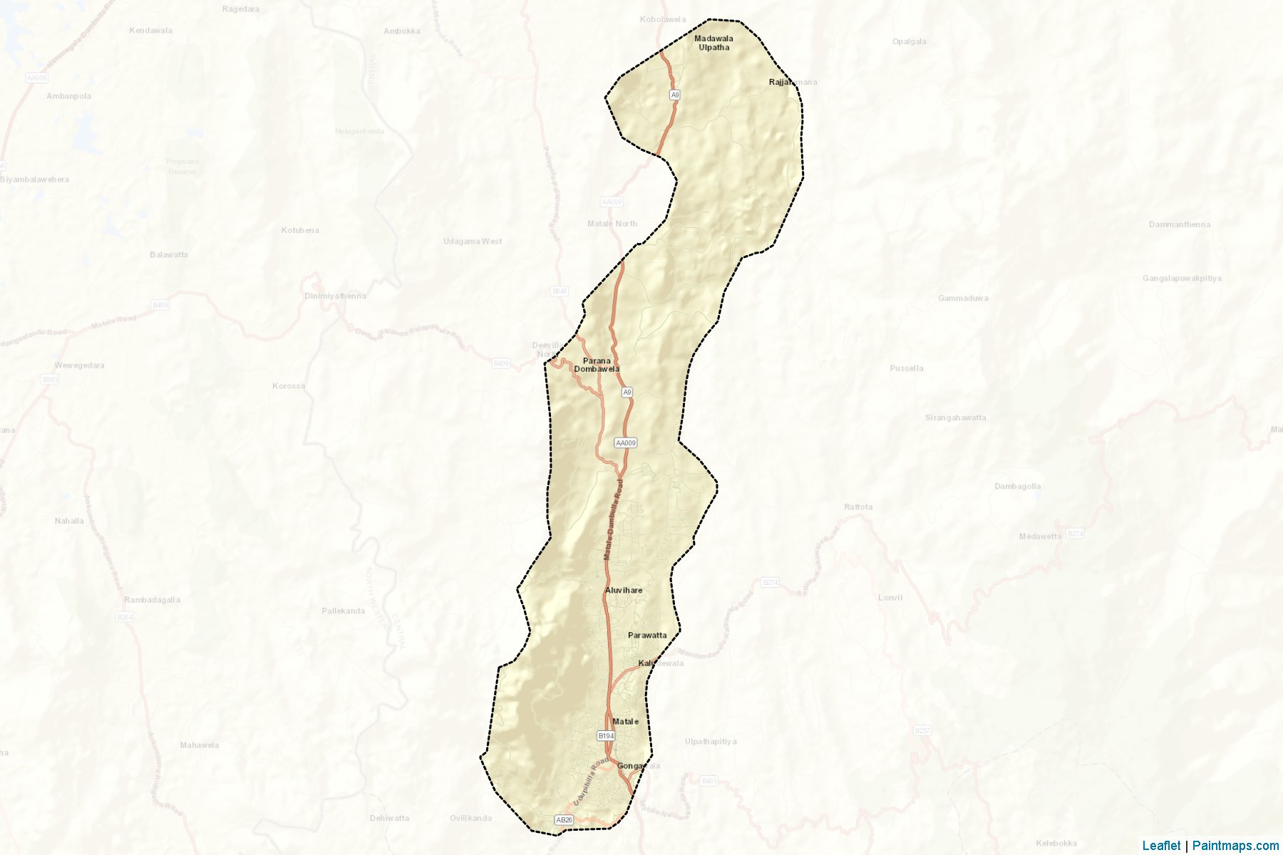 Matale (Matale) Map Cropping Samples-2