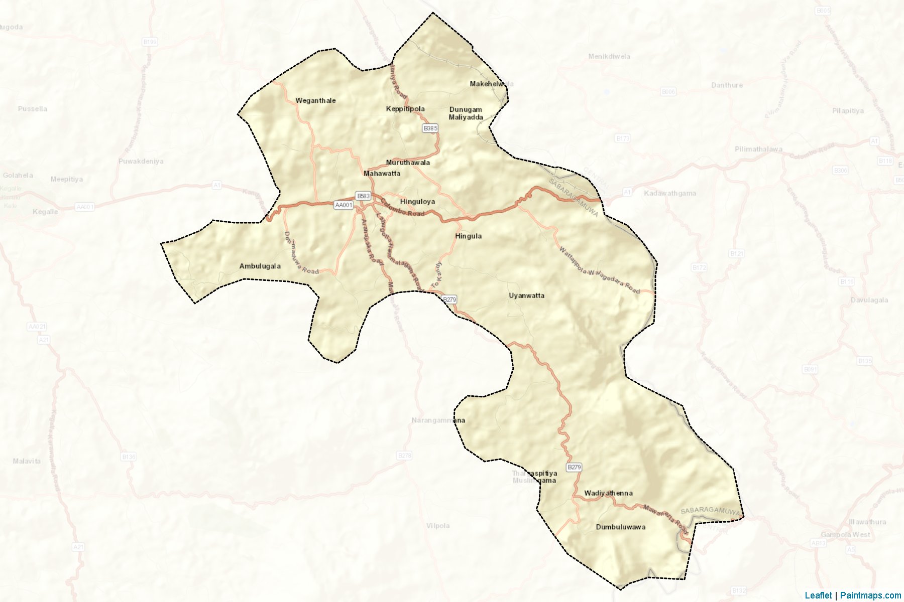 Mawanella (Kegalle) Map Cropping Samples-2