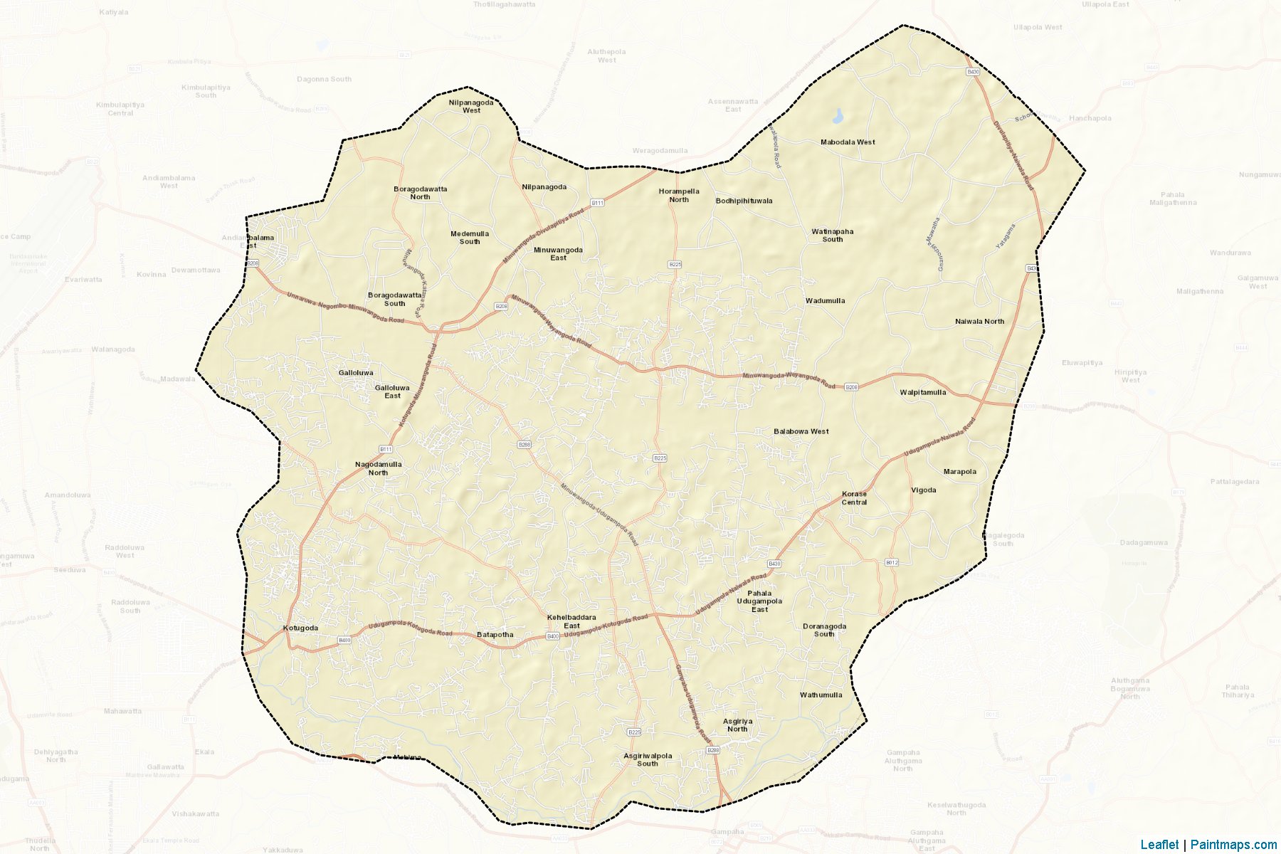 Minuwangoda (Gampaha) Map Cropping Samples-2