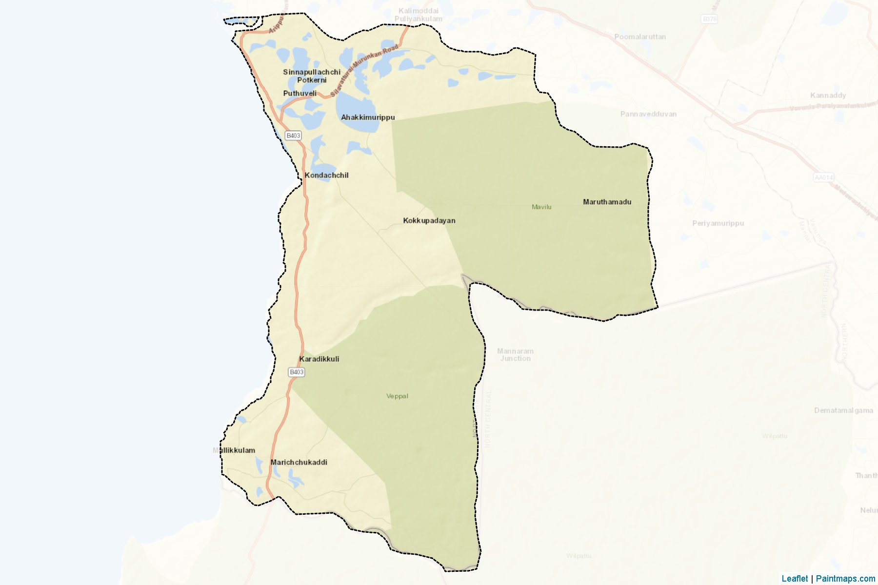 Musalai (Mannar) Map Cropping Samples-2