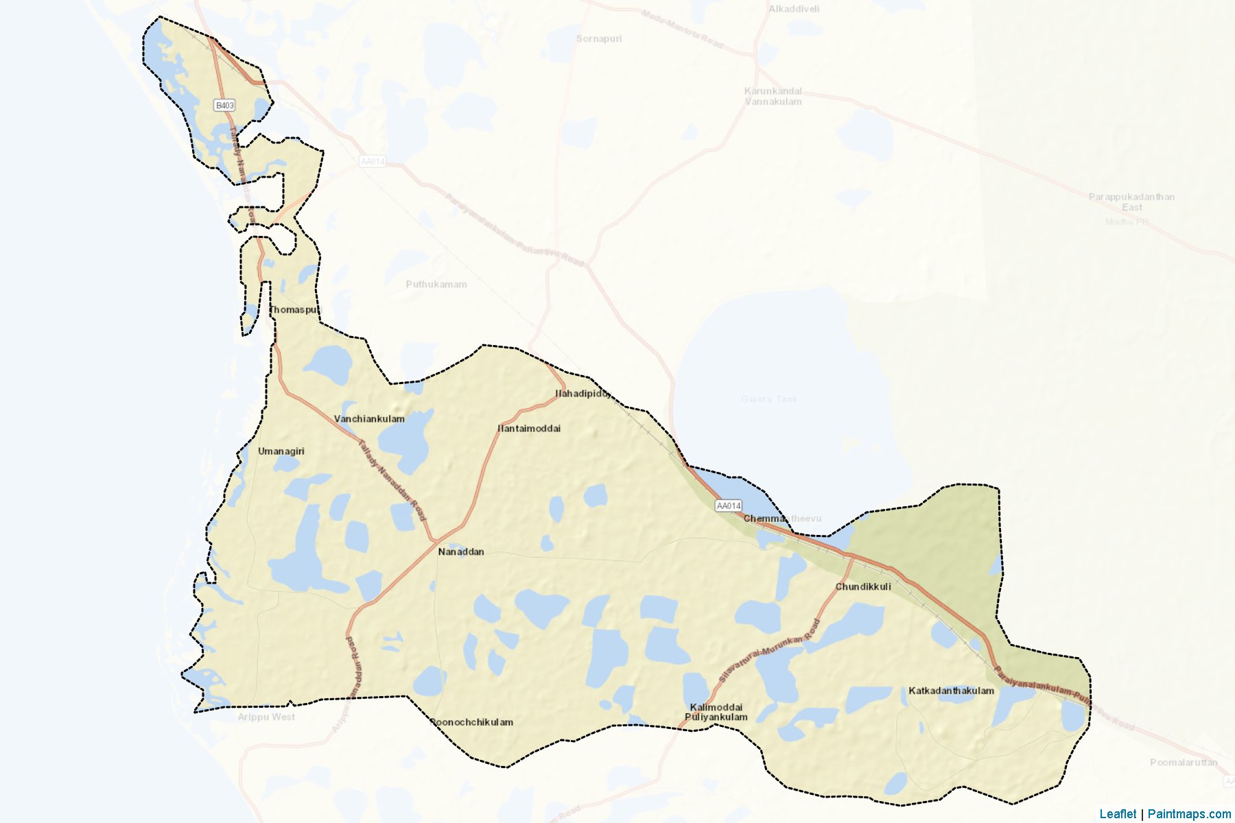 Nanaddan (Mannar) Map Cropping Samples-2