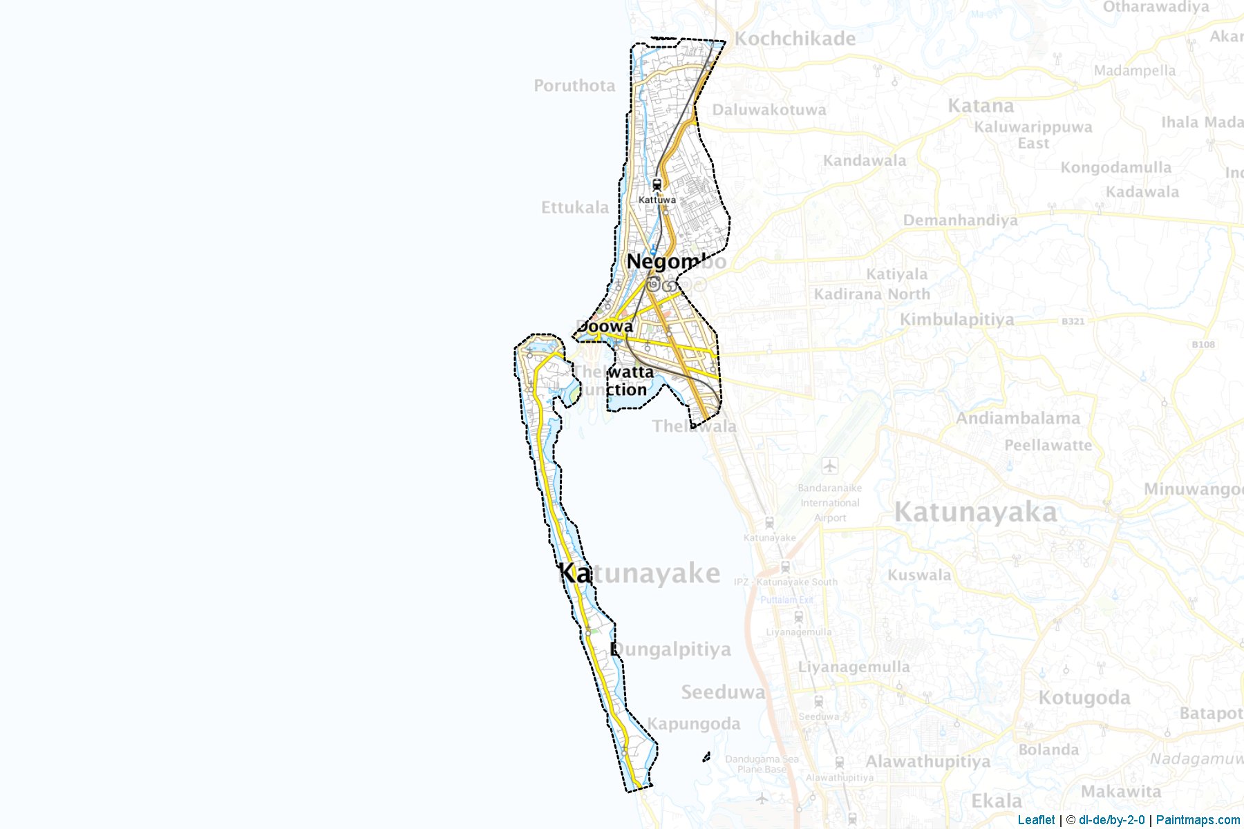 Negambo (Gampaha) Map Cropping Samples-1