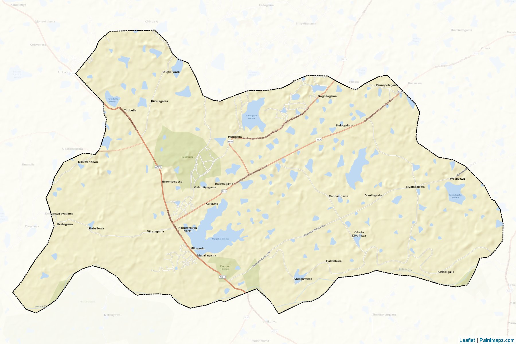 Nikaweratiya (Kurunegala) Map Cropping Samples-2