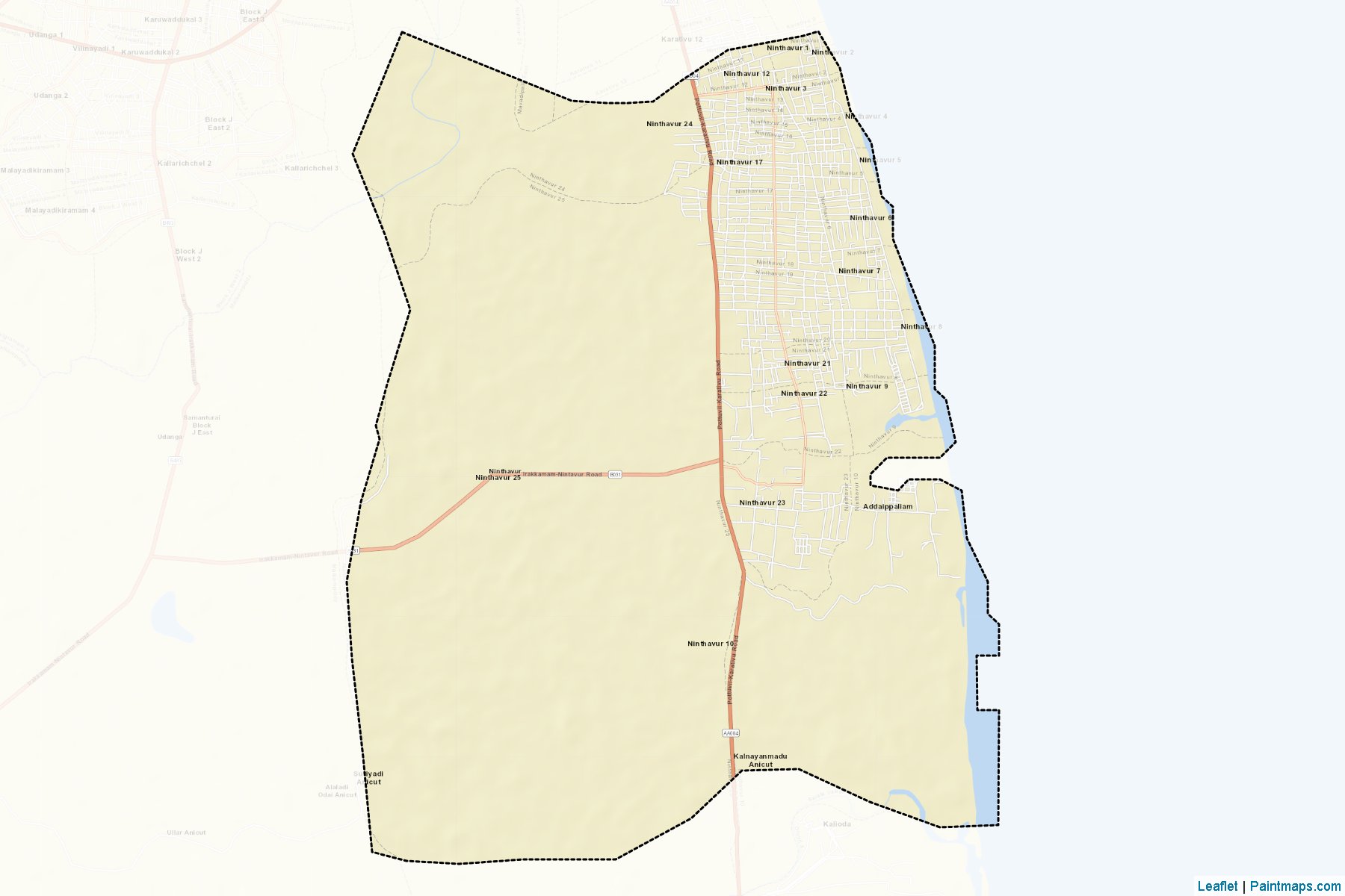 Ninthavur (Ampara) Map Cropping Samples-2