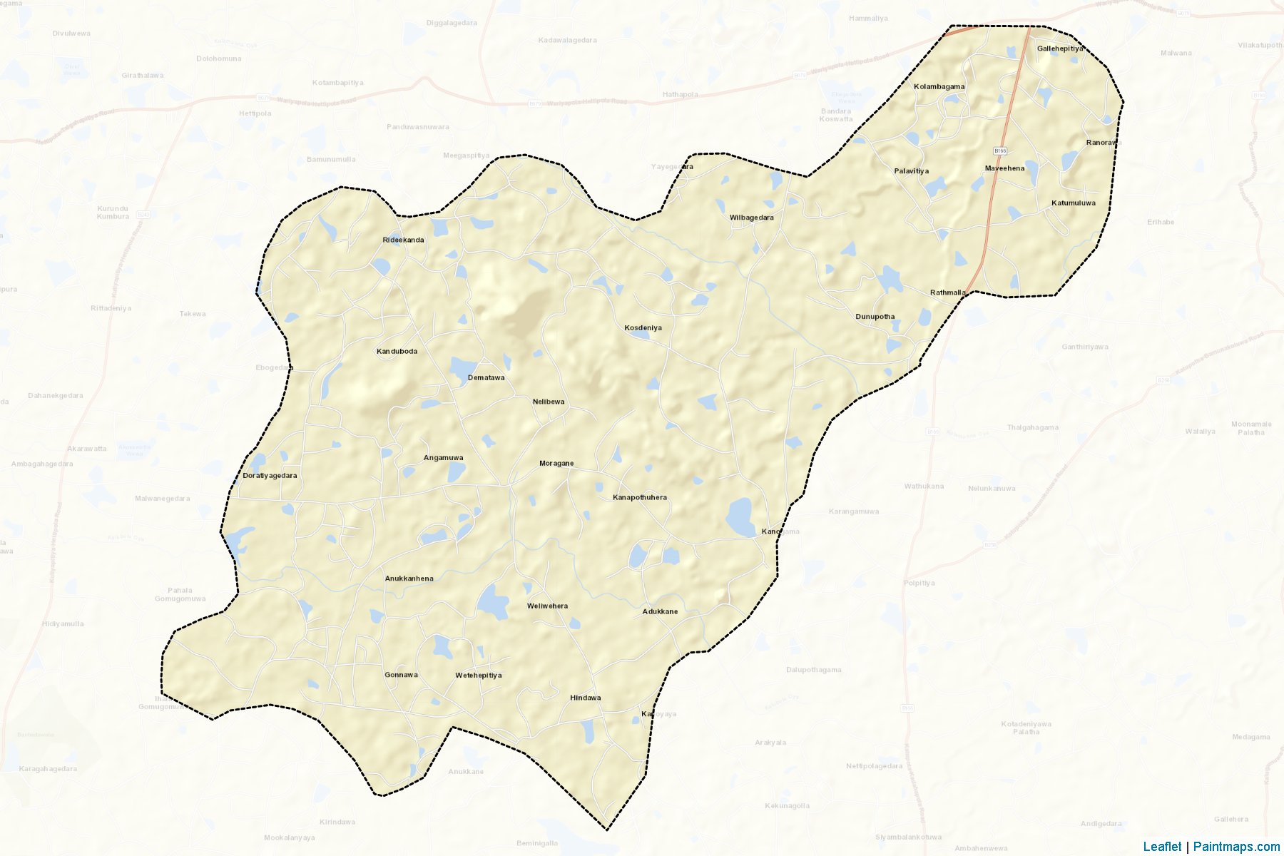 Panduwasnuwara East (Kurunegala) Map Cropping Samples-2