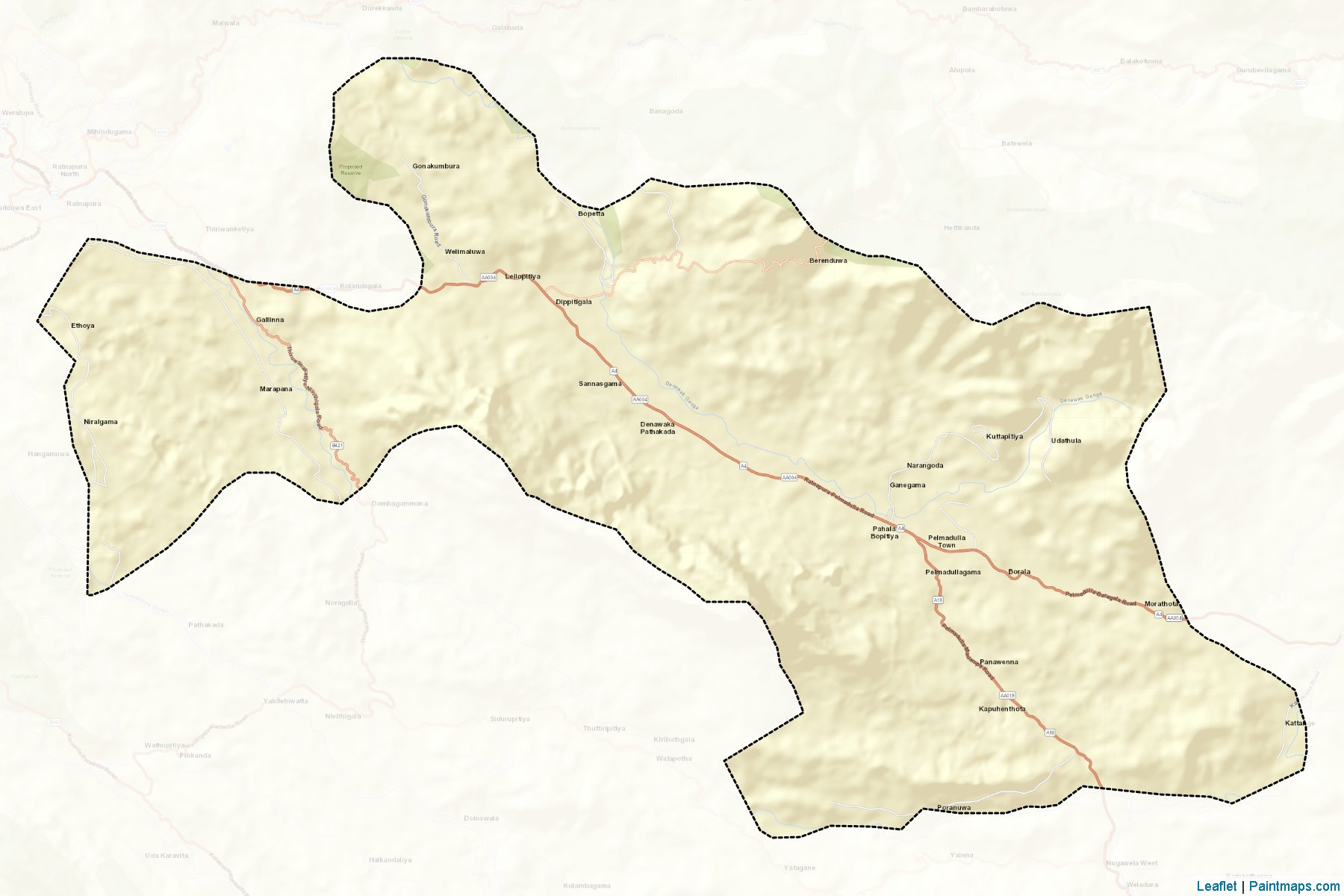 Pelmadulla (Ratnapura) Map Cropping Samples-2