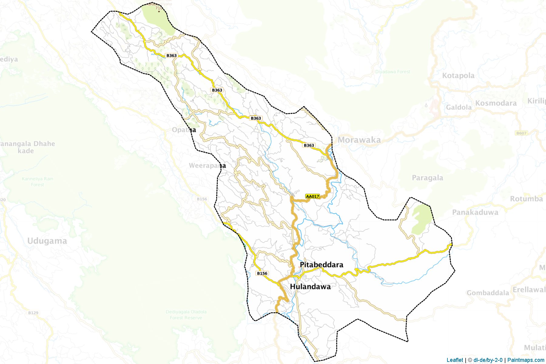 Pitabeddara (Matara) Map Cropping Samples-1