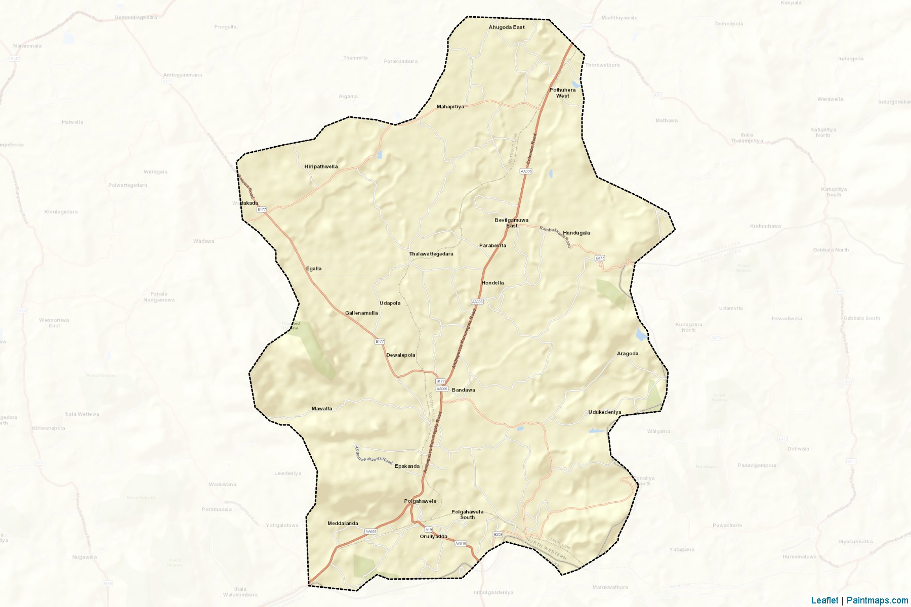 Polgahawela (Kurunegala) Map Cropping Samples-2