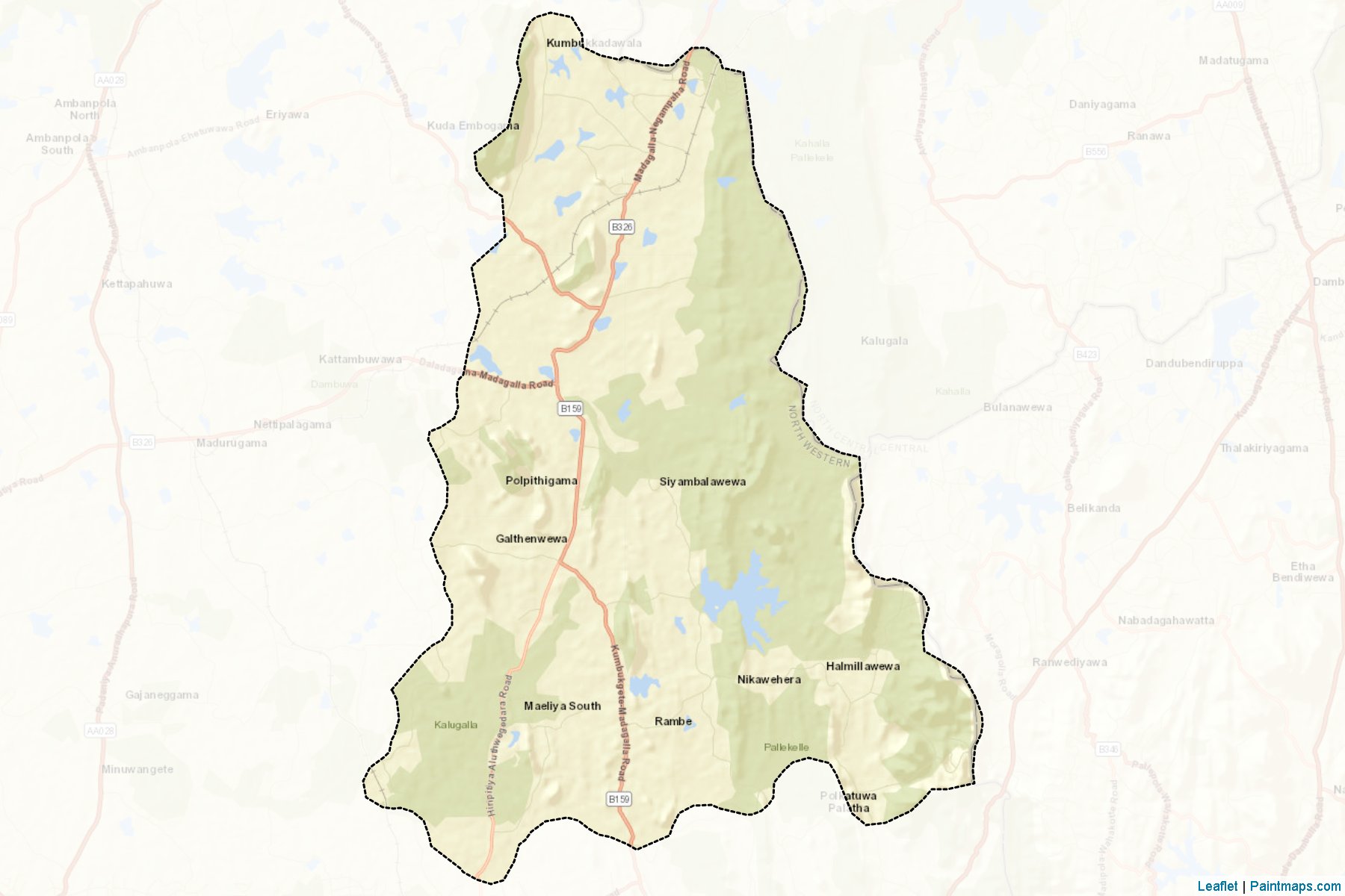 Polpithigama (Kurunegala) Map Cropping Samples-2