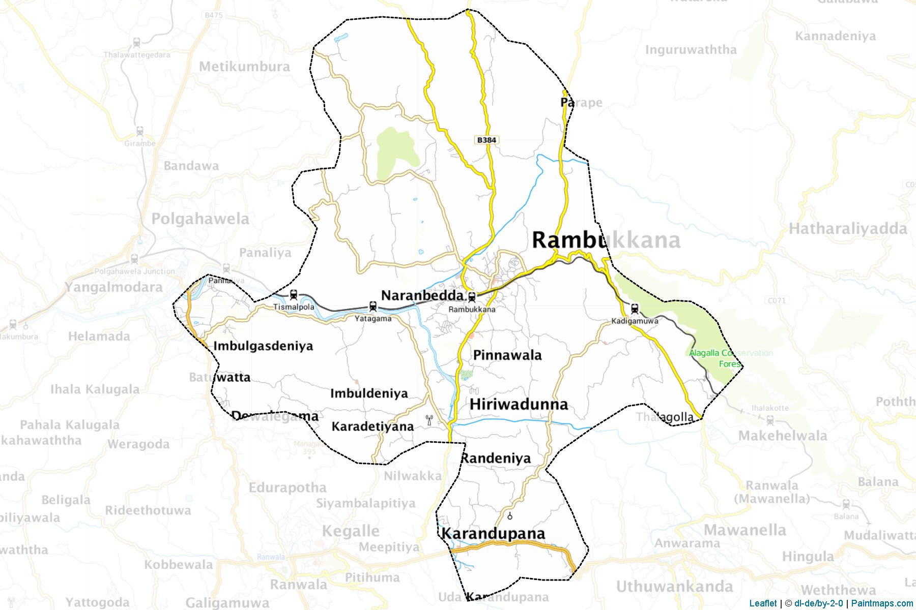 Rambukkana (Kegalle) Map Cropping Samples-1