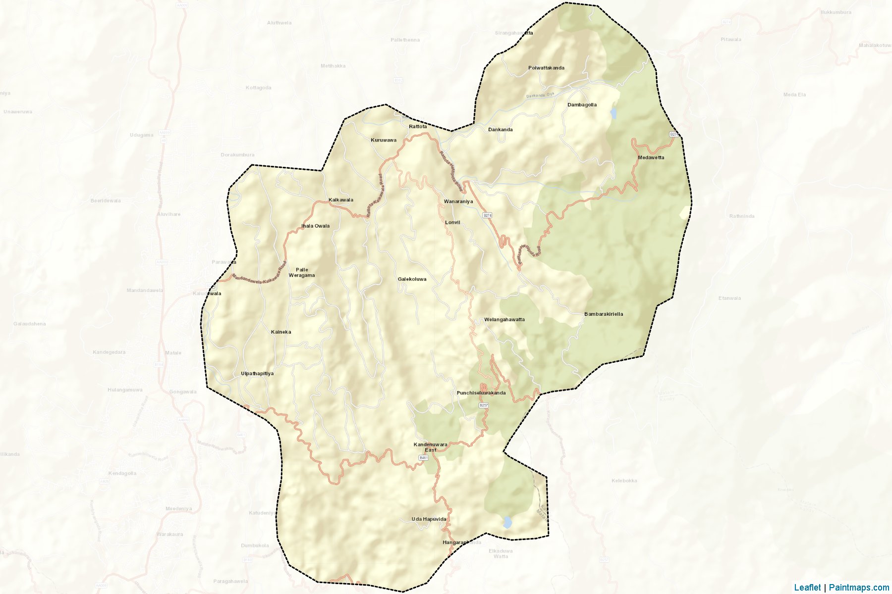 Raththota (Matale) Map Cropping Samples-2