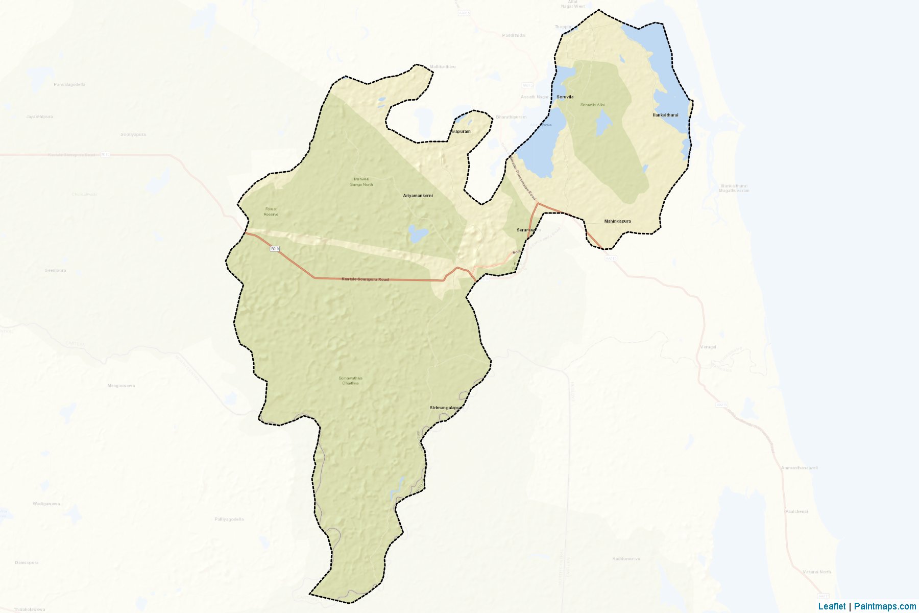 Seruvila (Trincomalee) Map Cropping Samples-2