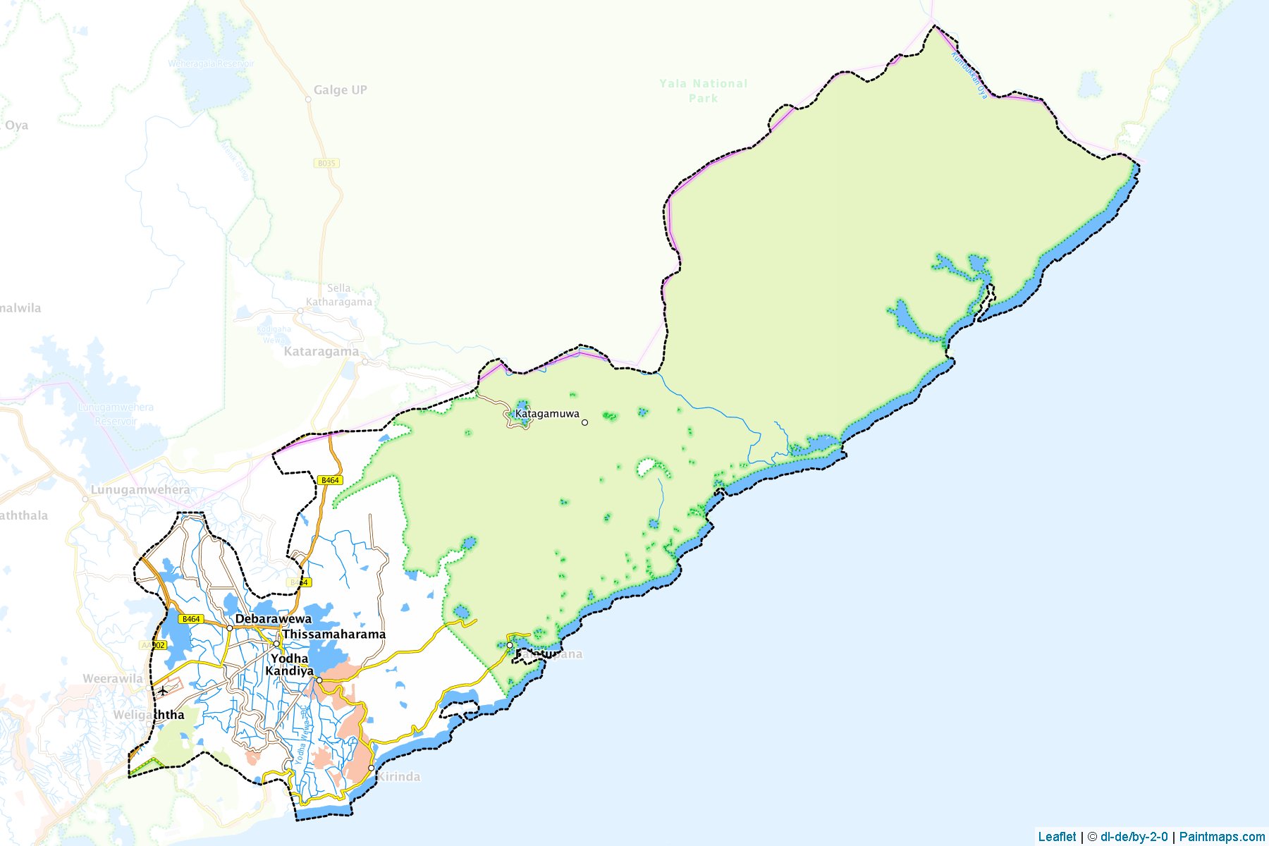 Tissamaharama (Hambantota) Map Cropping Samples-1