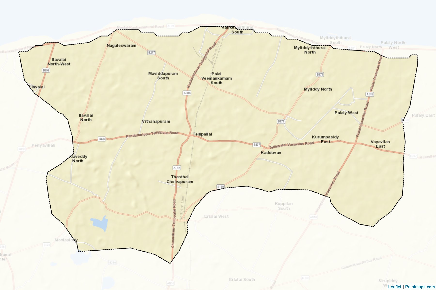 Valikamam North (Jaffna) Map Cropping Samples-2