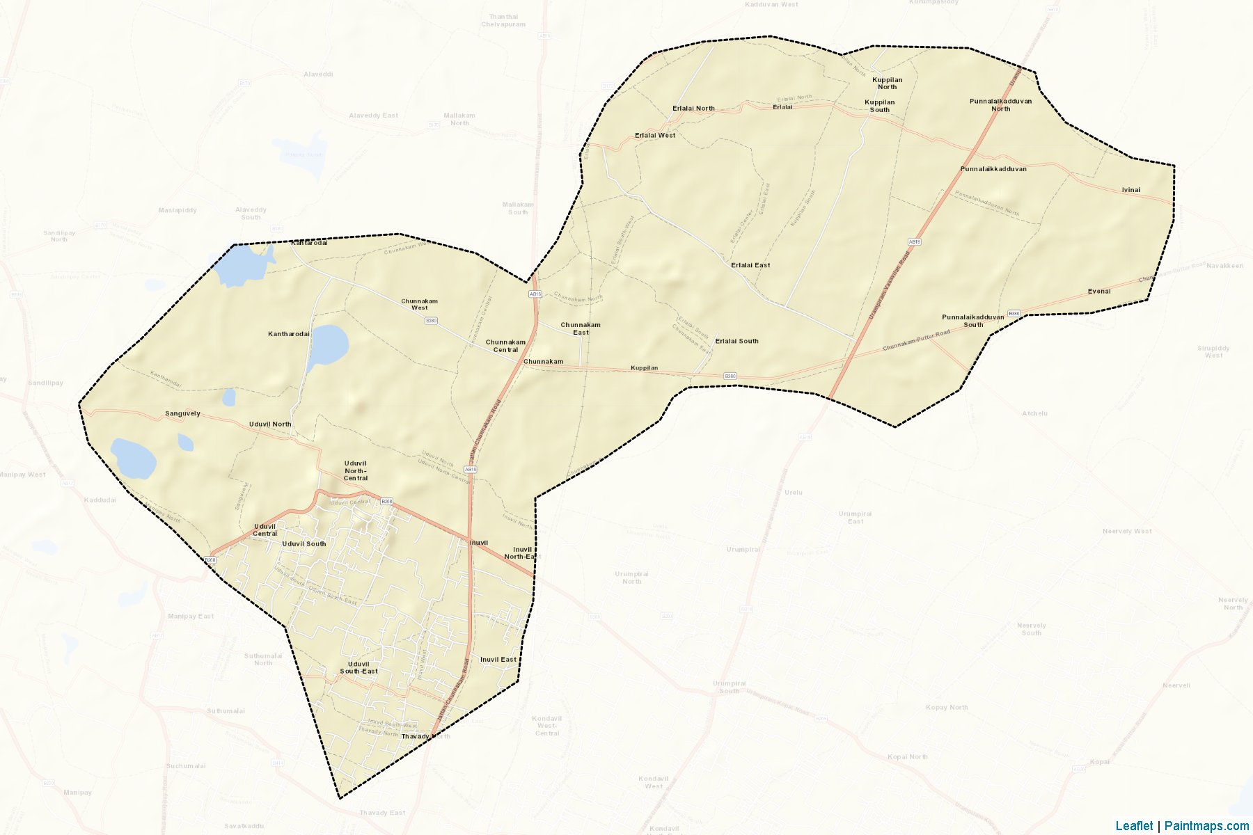 Valikamam South (Jaffna) Map Cropping Samples-2