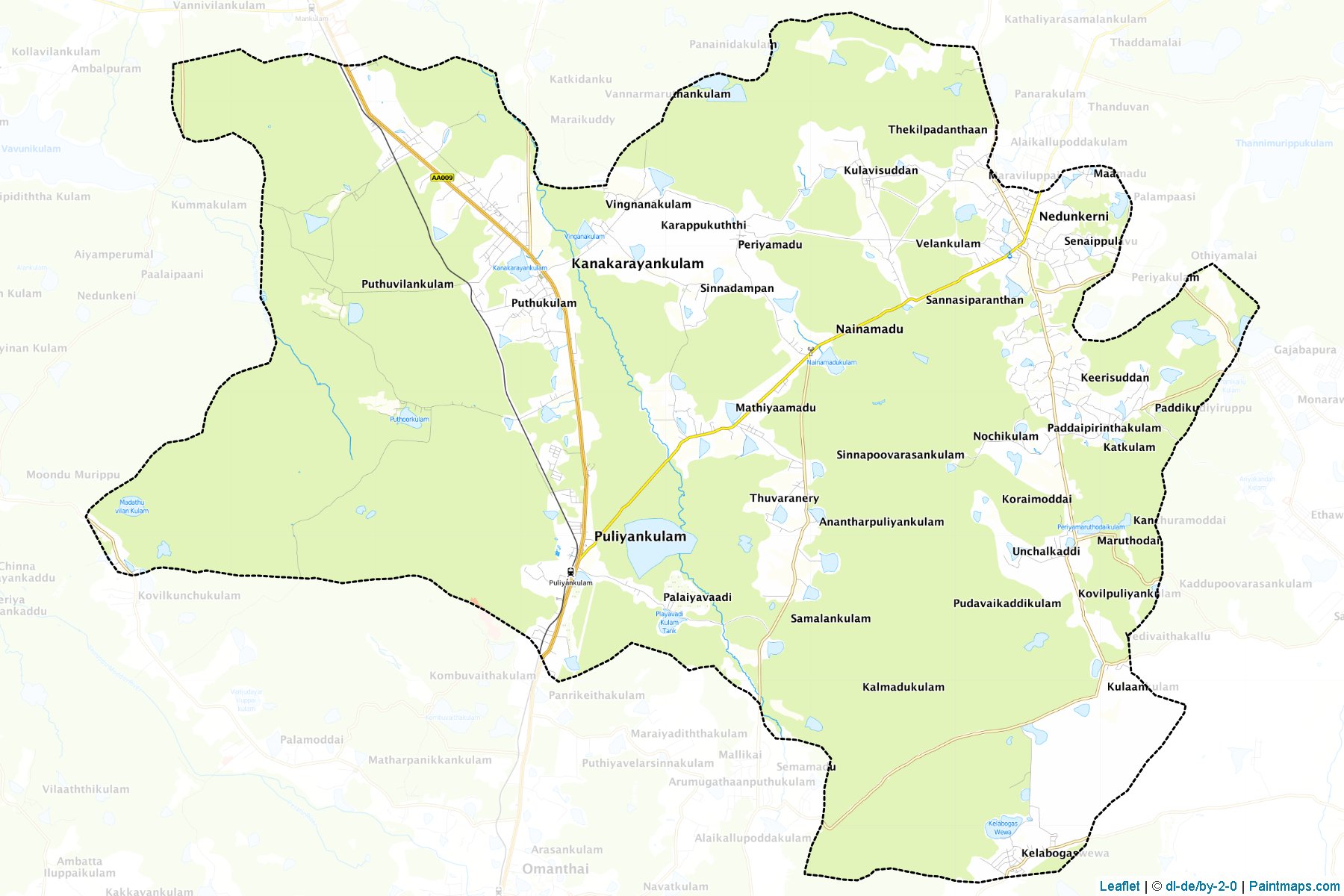 Vavuniya North (Vavuniya) Map Cropping Samples-1