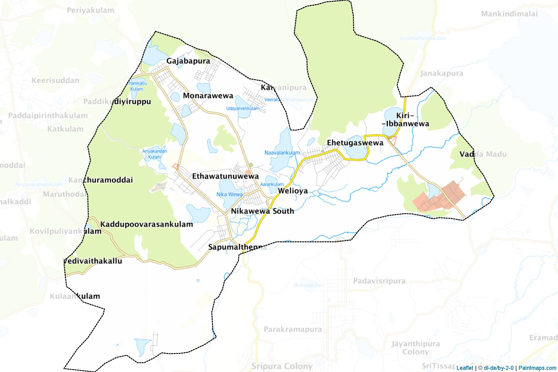 Welioya (Mullaitivu) Map Cropping Samples-1