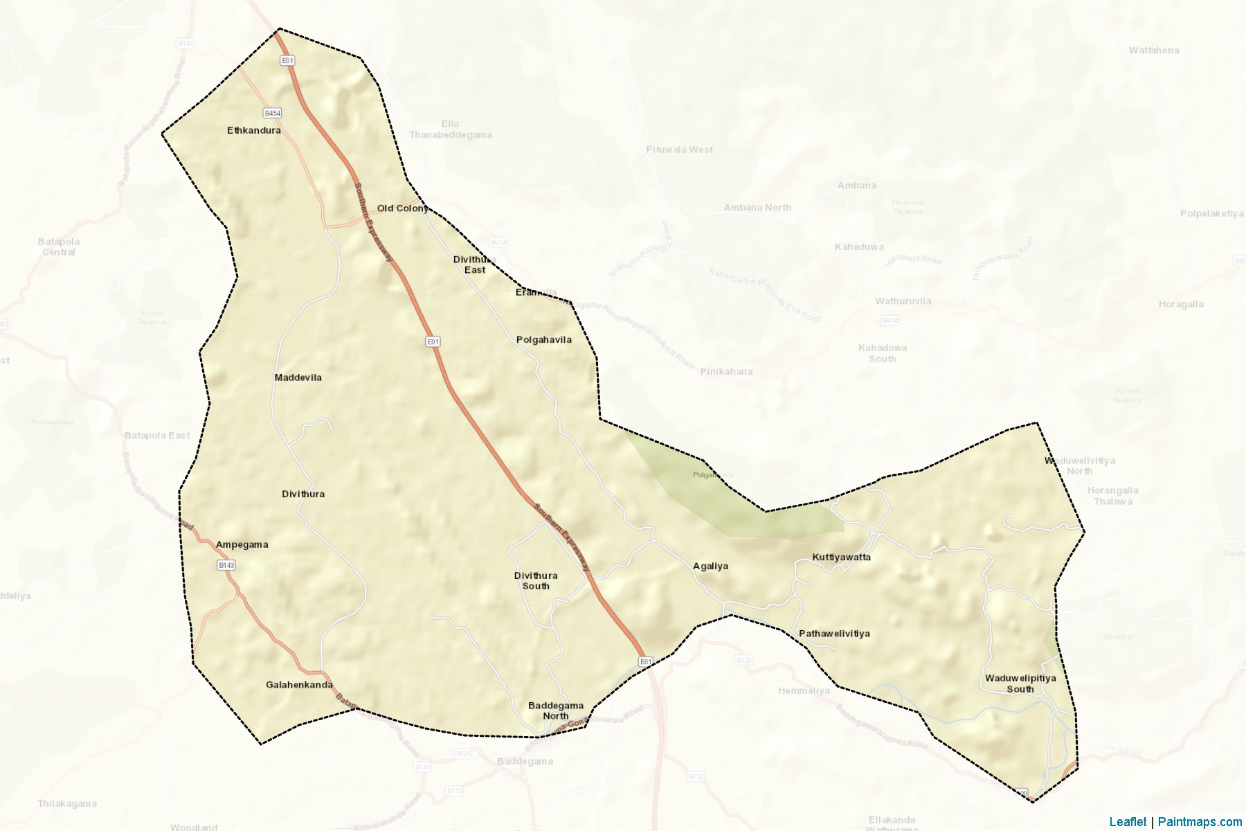 Welivitiya Divithura (Galle) Map Cropping Samples-2