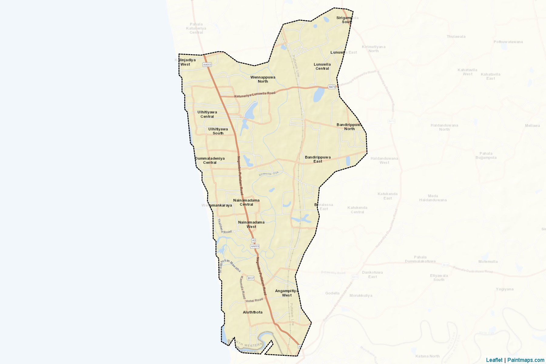 Wennappuwa (Puttalam) Map Cropping Samples-2