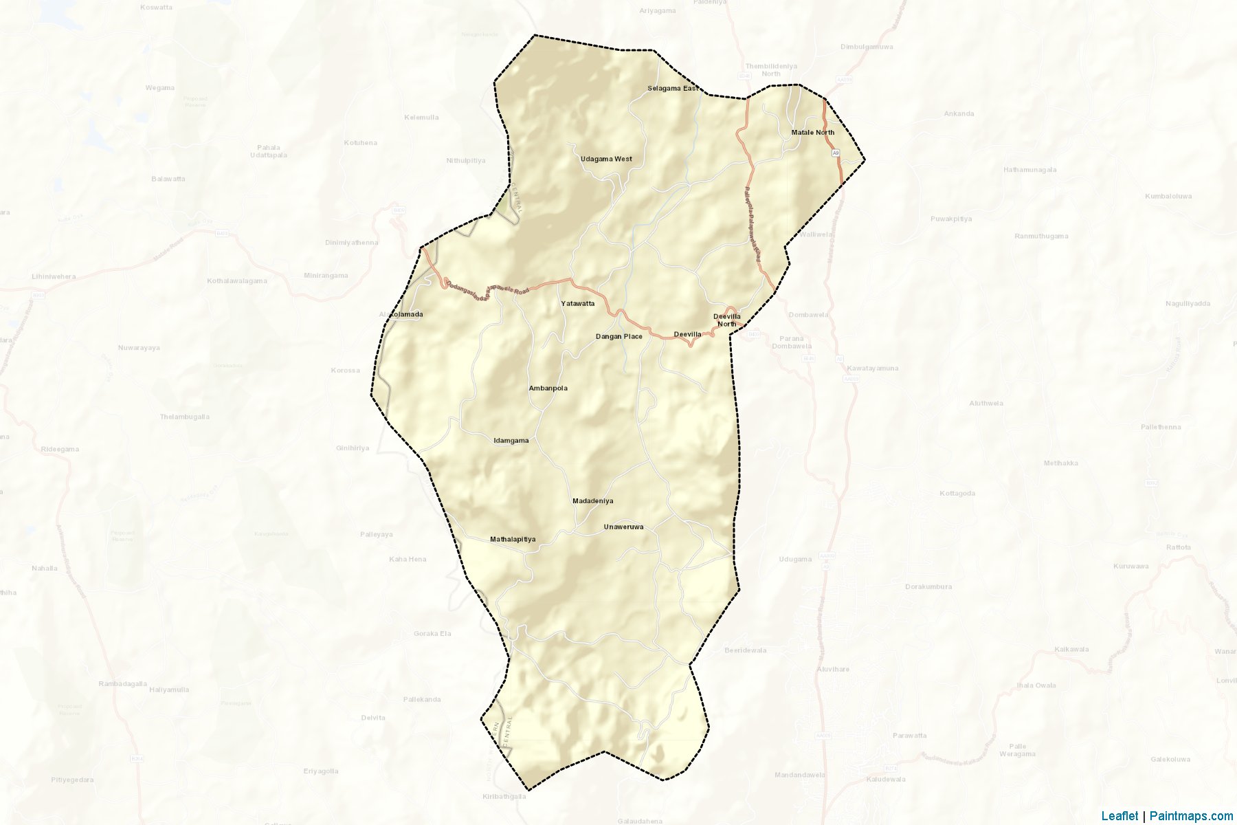 Yatawatta (Matale) Map Cropping Samples-2