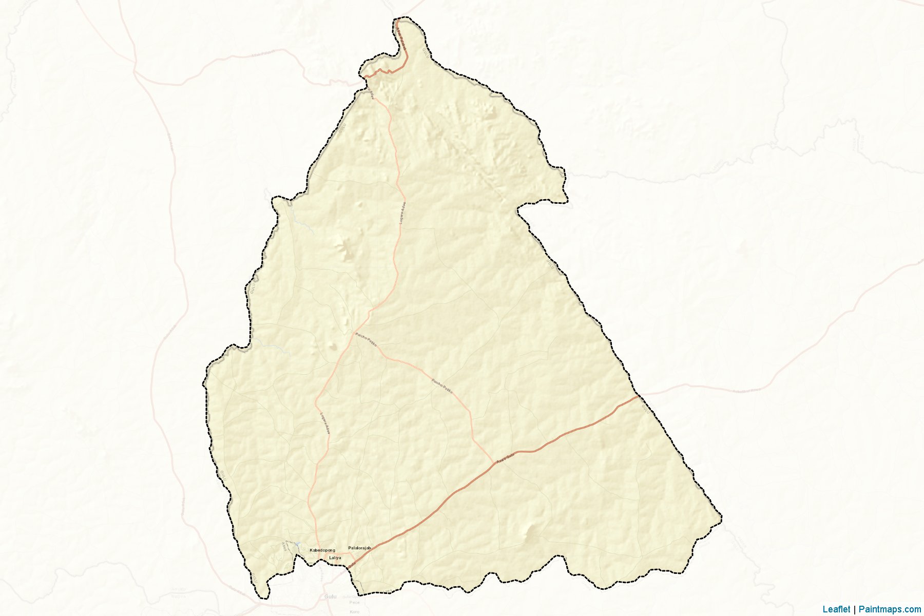 Muestras de recorte de mapas Aswa (Gulu)-2