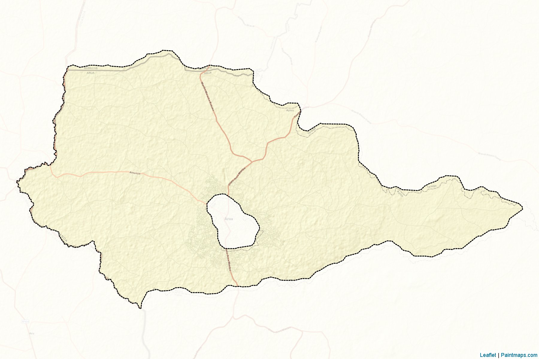 Muestras de recorte de mapas Ayivu (Arua)-2