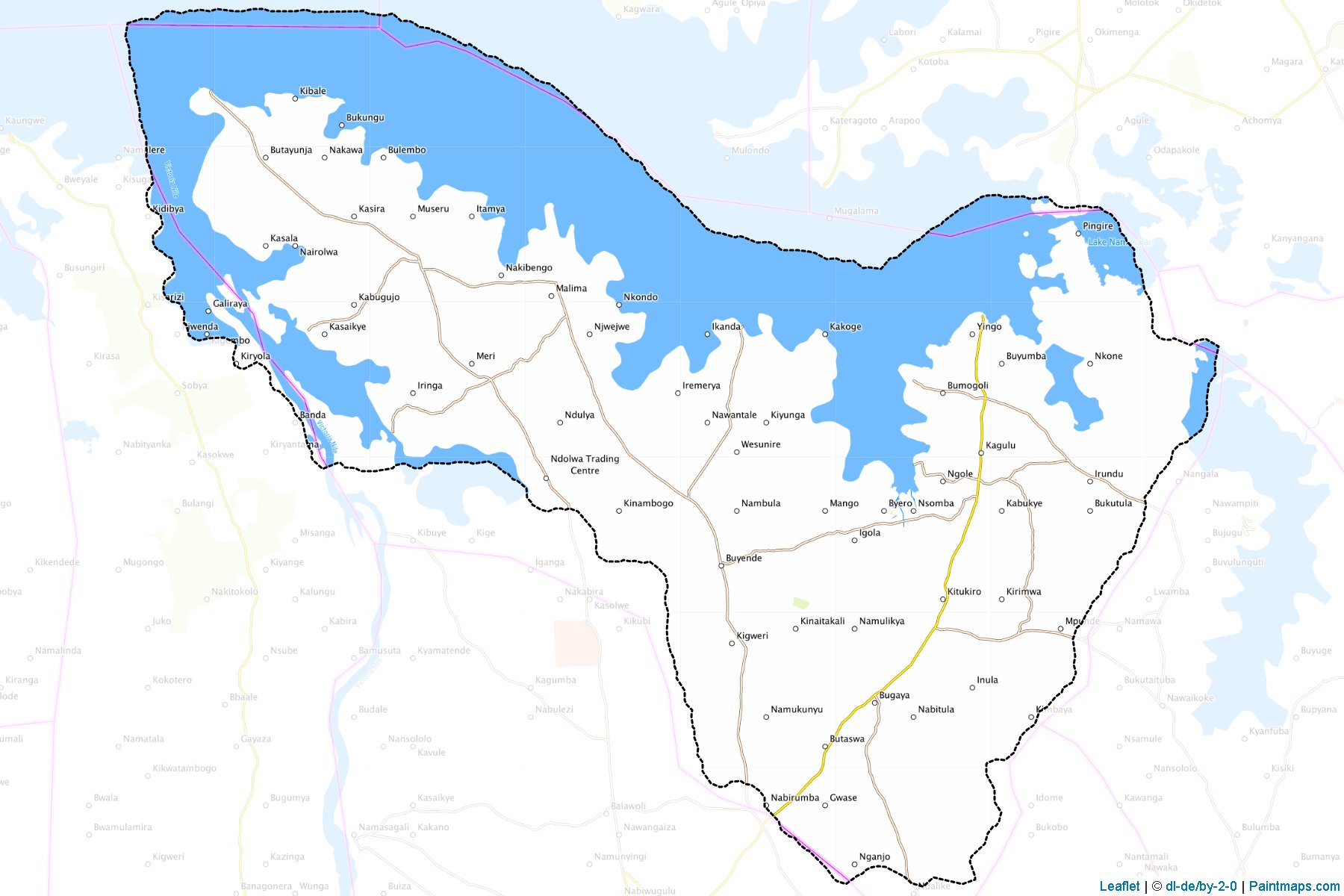 Muestras de recorte de mapas Budiope (Buyende)-1