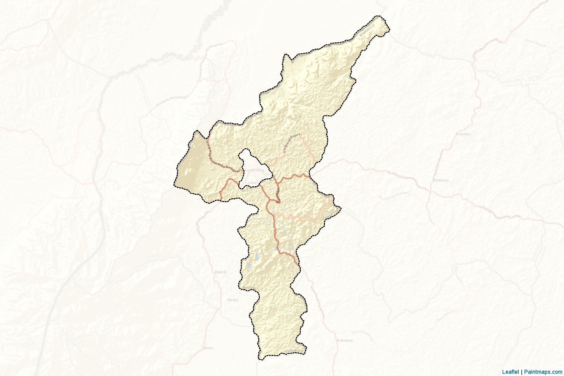 Muestras de recorte de mapas Burahya (Kabarole)-2