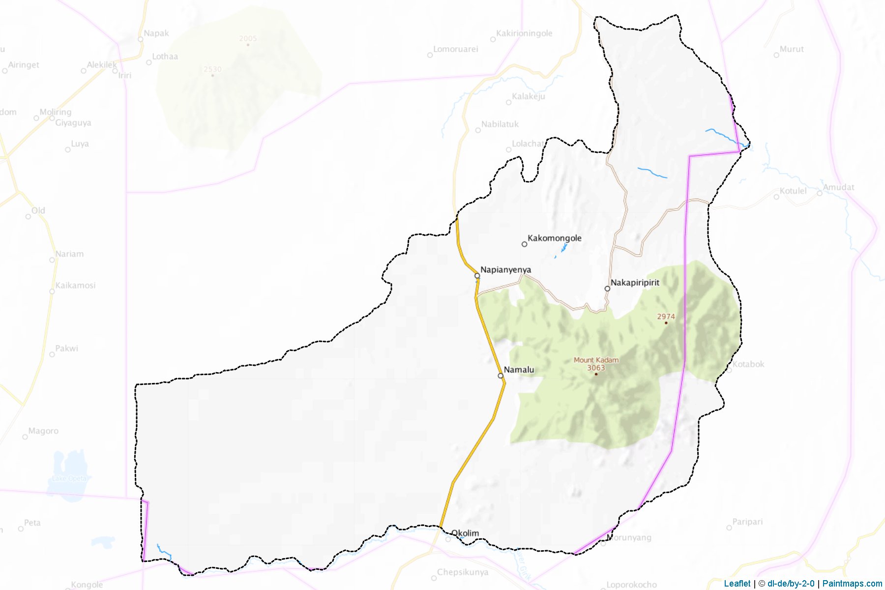 Kadani (Nakapiripirit District) Haritası Örnekleri-1