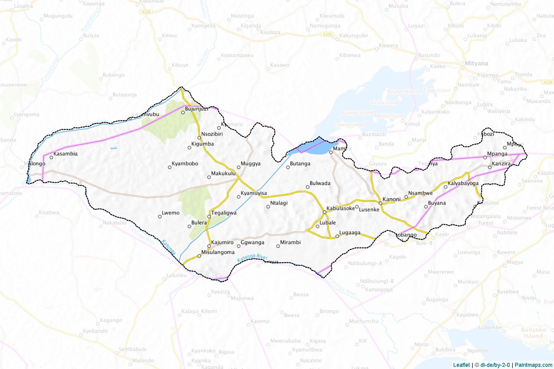 Gomba District (Gomba) Haritası Örnekleri-1