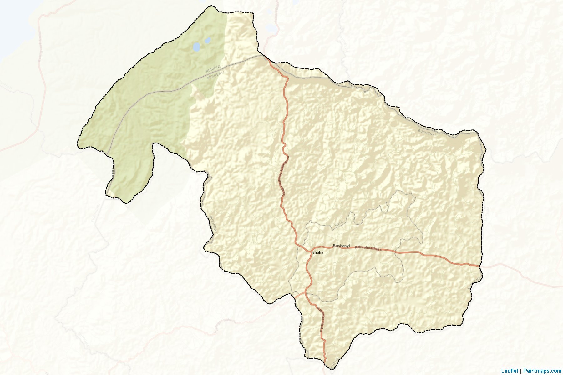 Muestras de recorte de mapas Igara (Bushenyi)-2