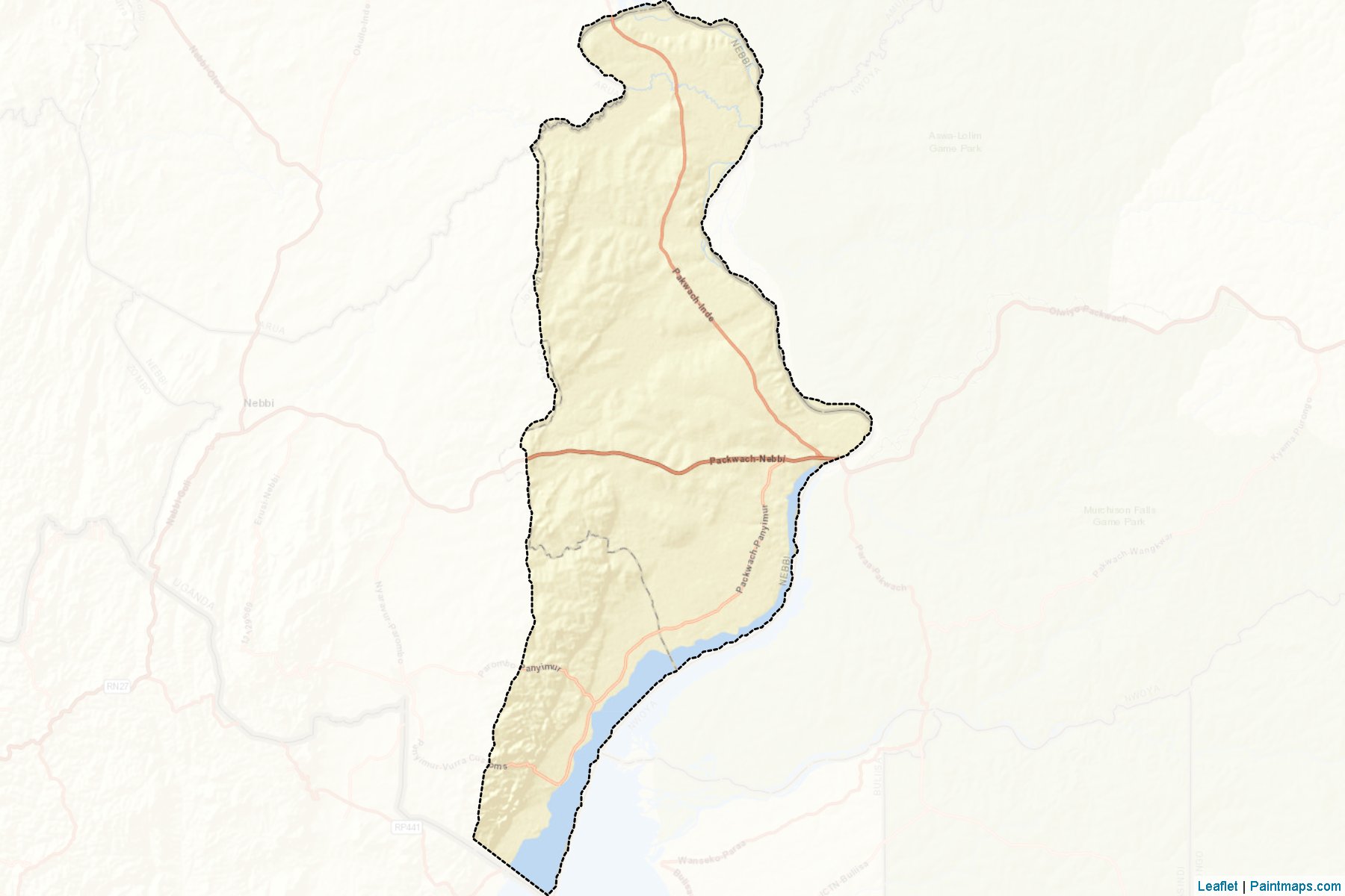 Jonam (Nebbi District) Haritası Örnekleri-2