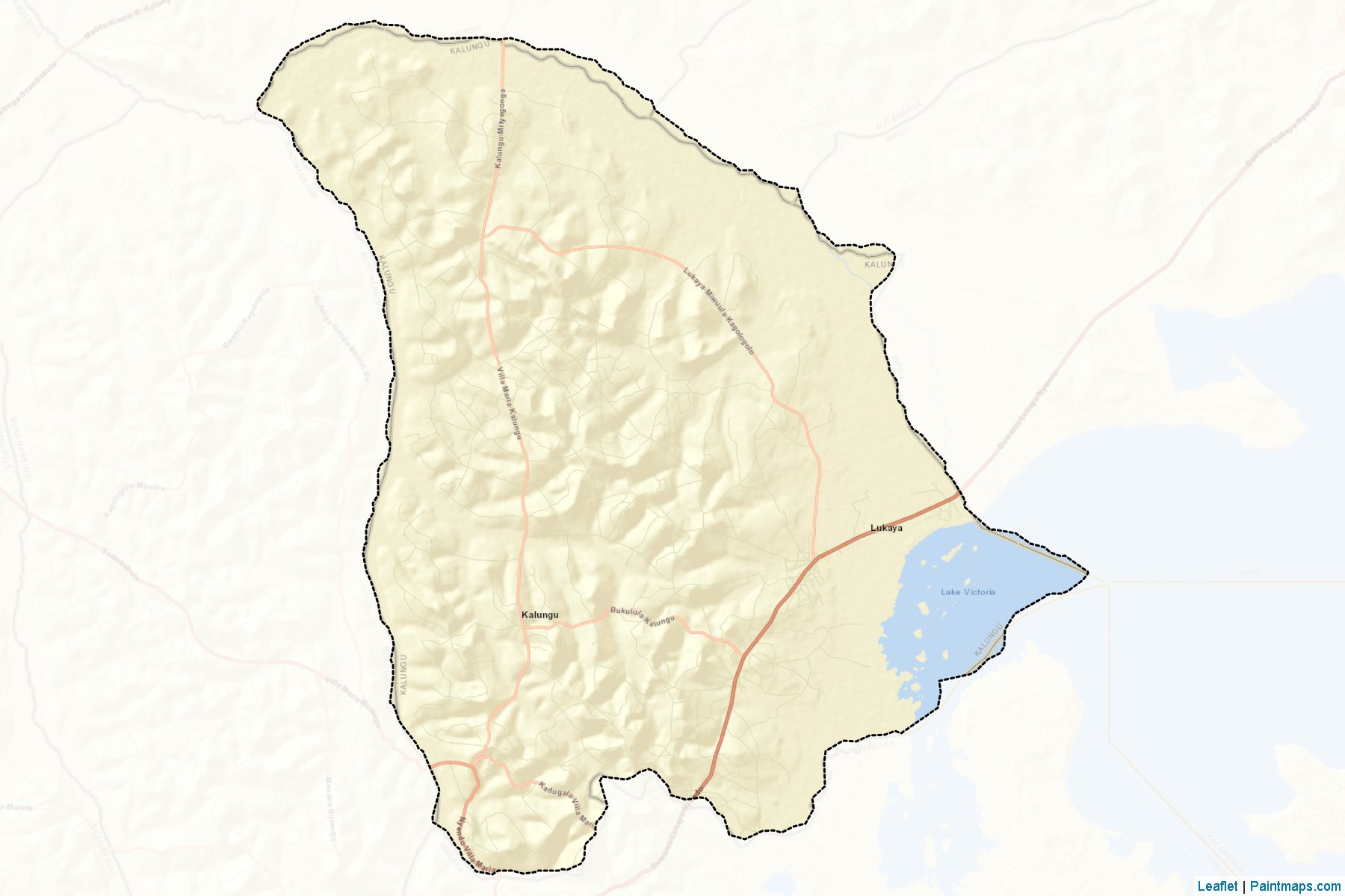 Muestras de recorte de mapas Kalungu (Kalungu)-2