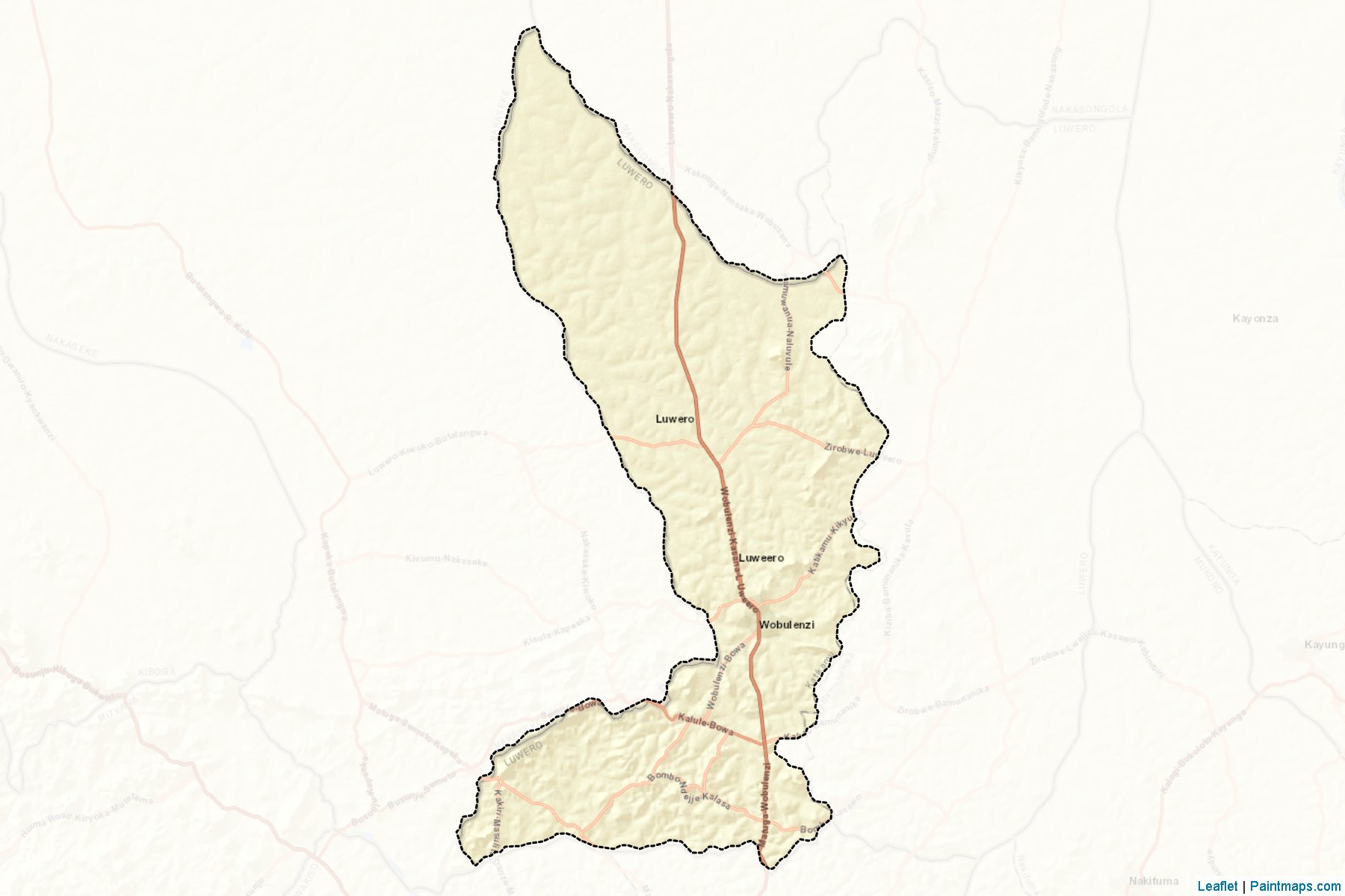 Muestras de recorte de mapas Katikamu (Luweero)-2