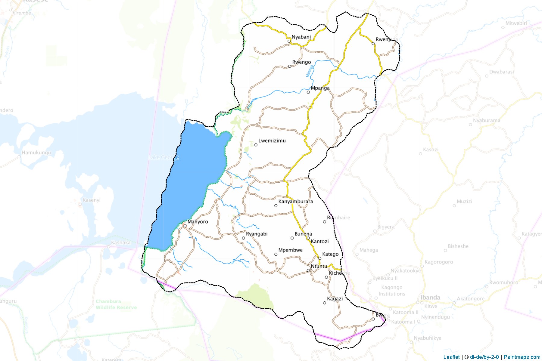 Kitagwenda (Kamwenge District) Haritası Örnekleri-1