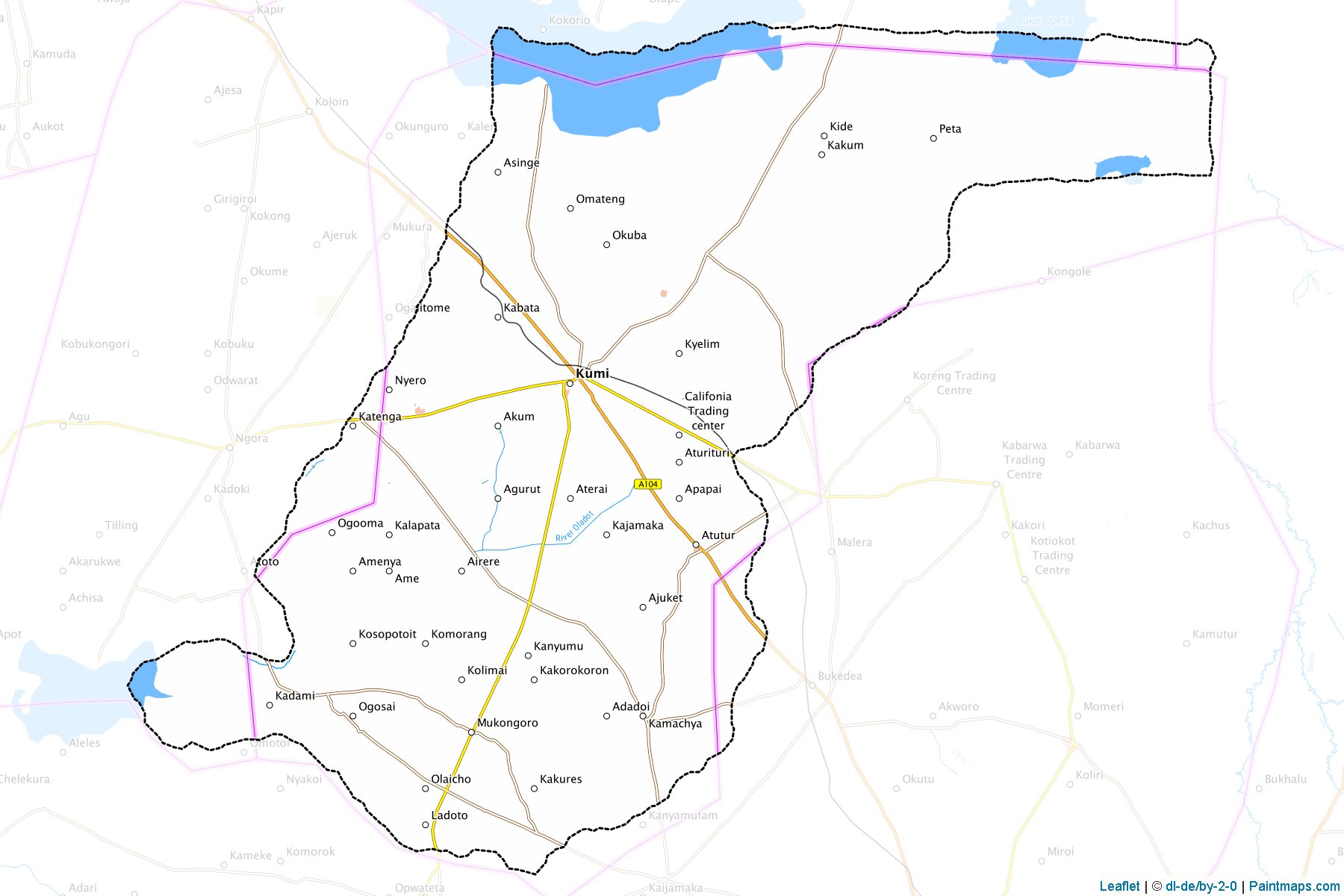 Muestras de recorte de mapas Kumi (Kumi)-1