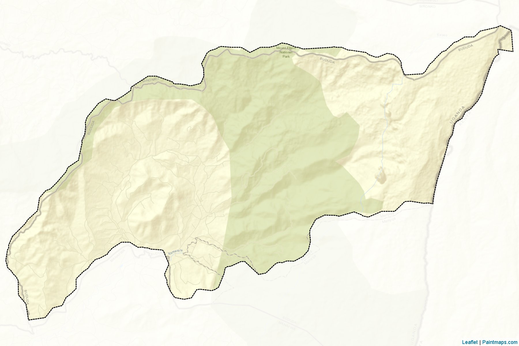 Manjiya (Bududa) Haritası Örnekleri-2