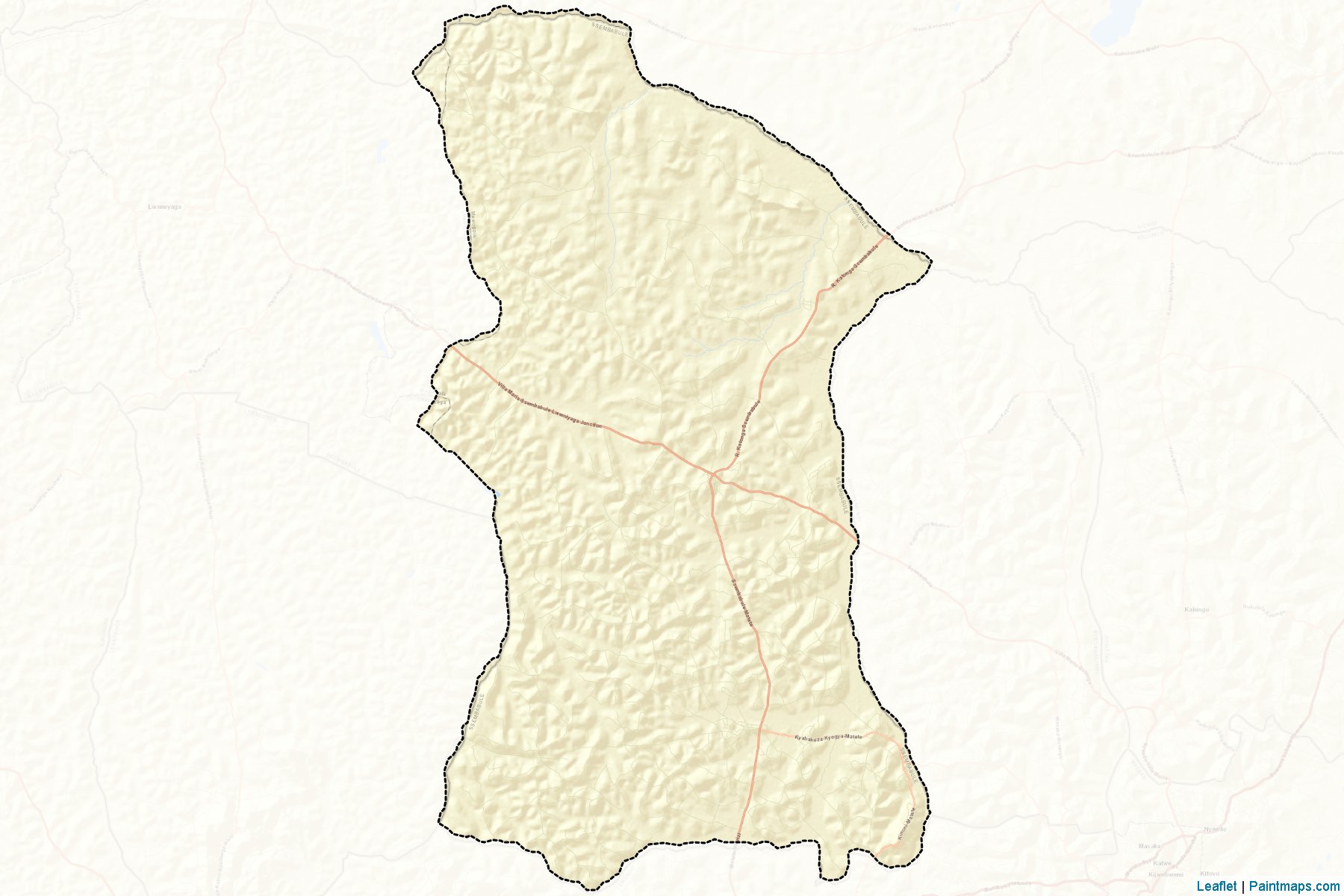 Muestras de recorte de mapas Mawogola (Sembabule)-2