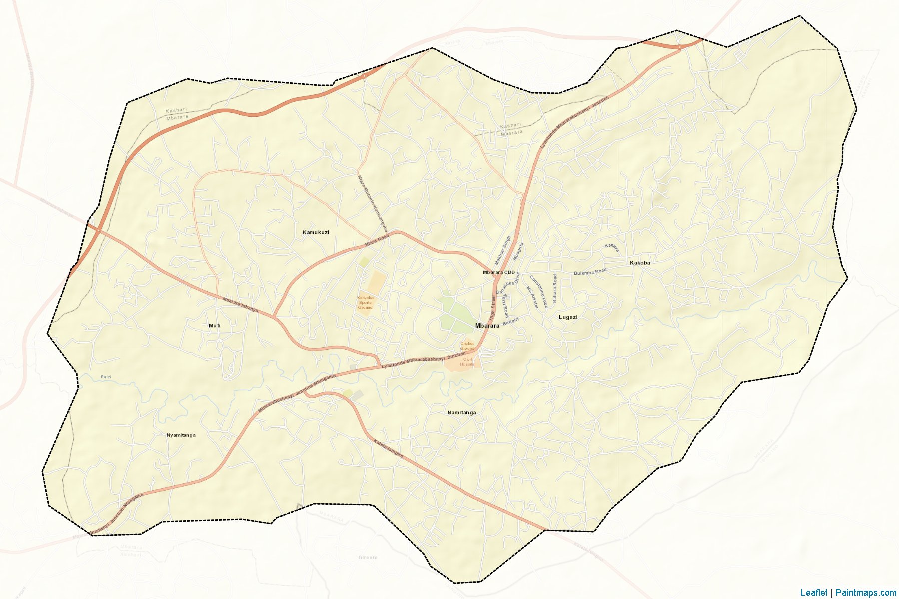 Mbarara (Mbarara) Map Cropping Samples-2