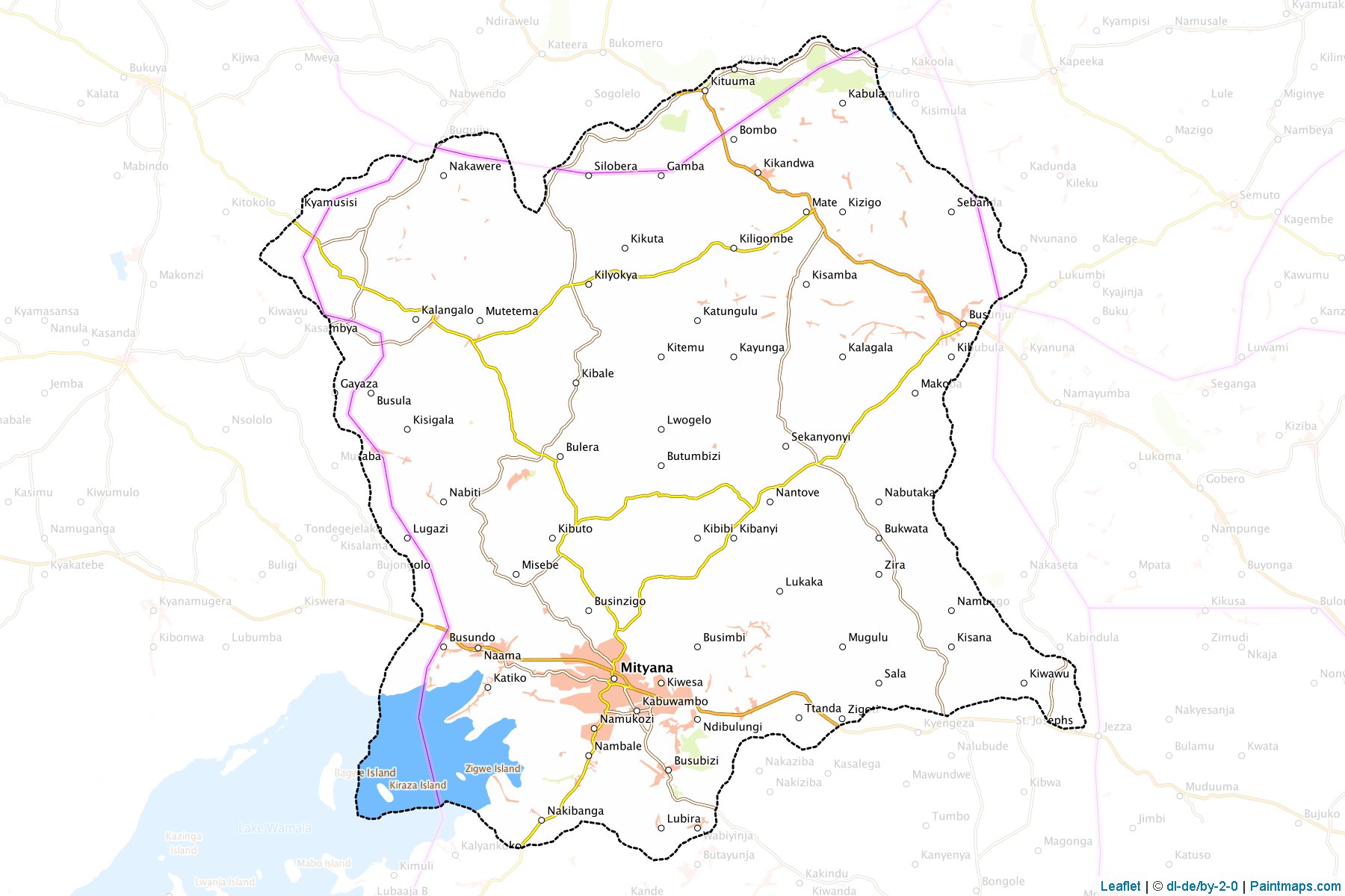 Mityana (Mityana) Map Cropping Samples-1