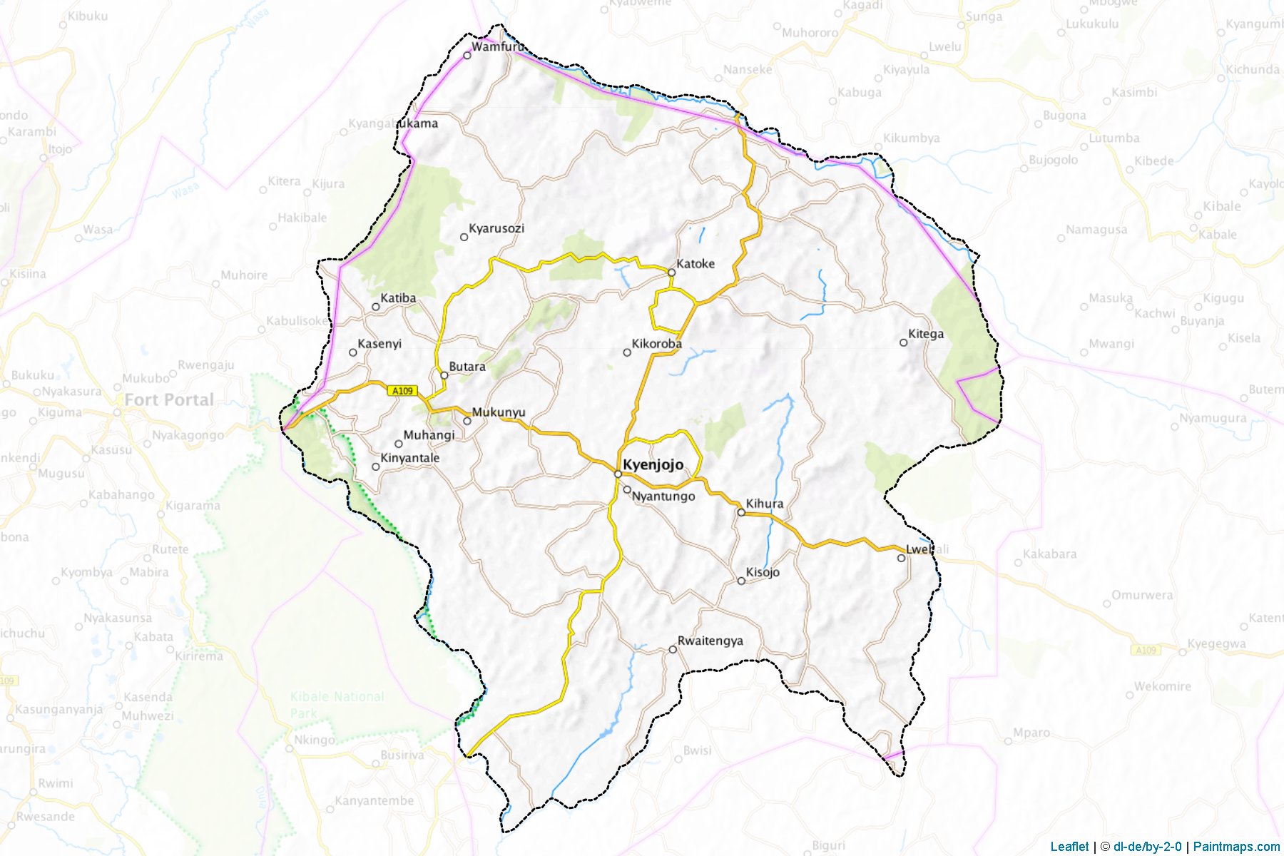 Make printable Mwenge maps with border masking (cropping) using leaflet ...