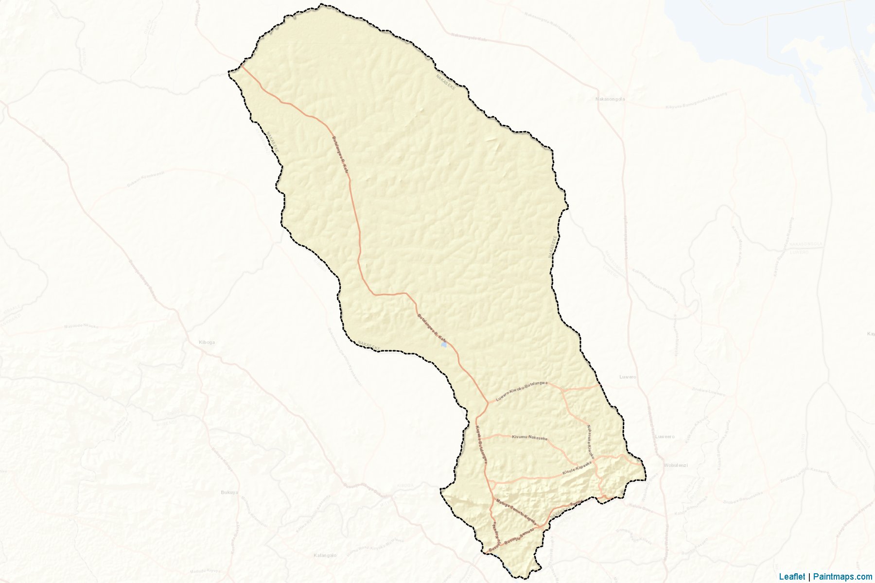 Nakaseke District (Nakaseke) Haritası Örnekleri-2