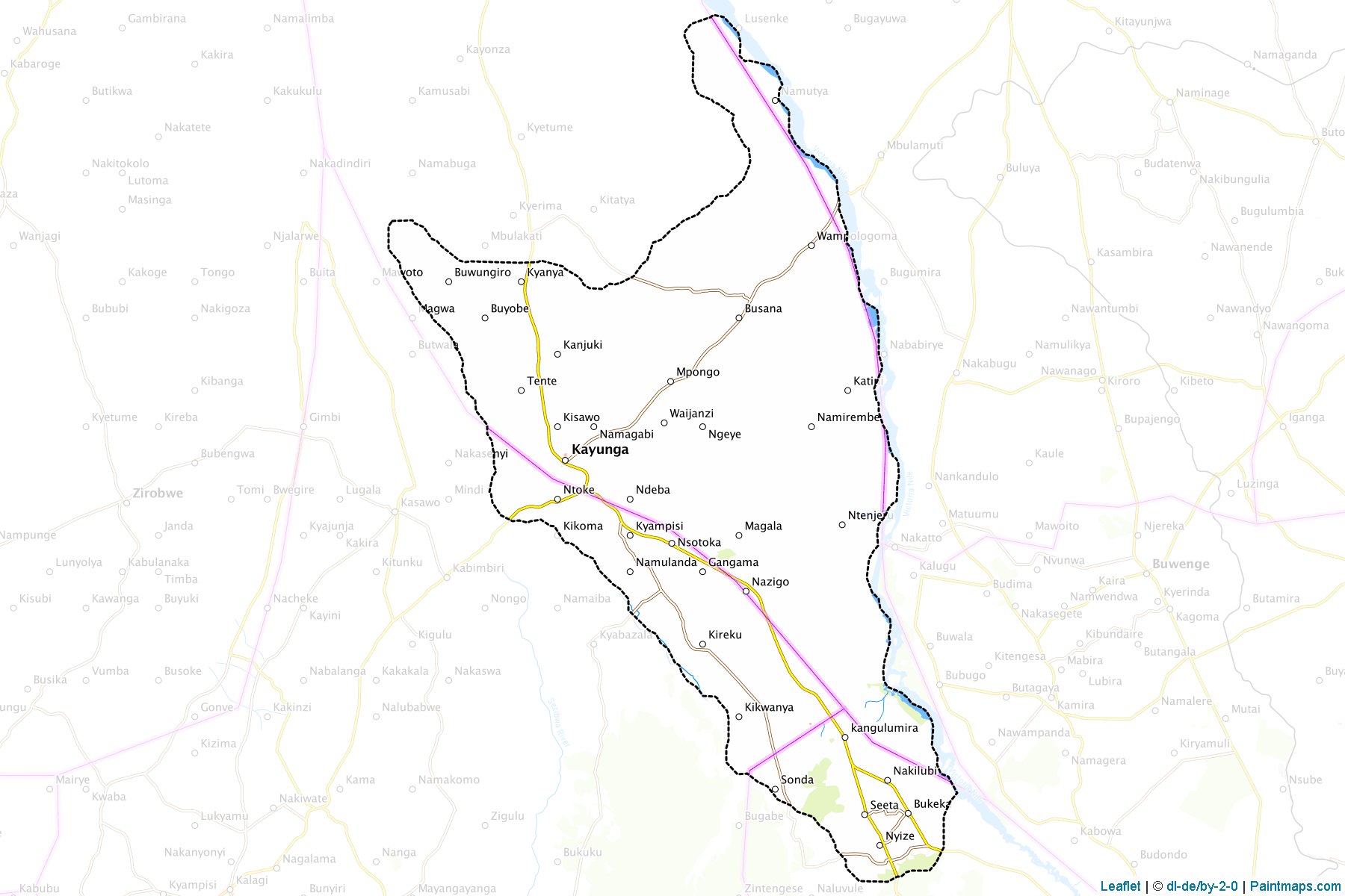 Ntenjeru (Kayunga) Map Cropping Samples-1