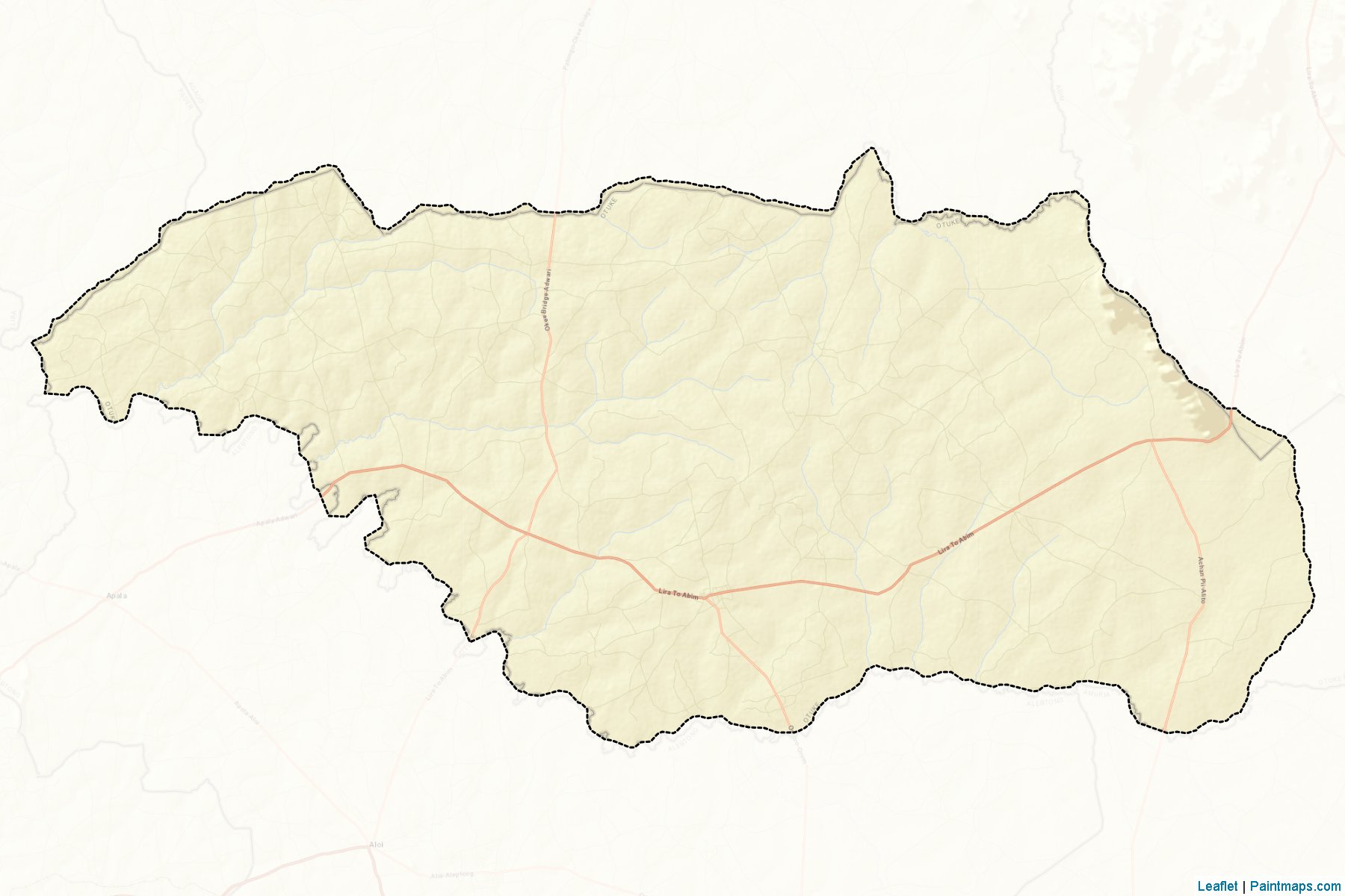 Muestras de recorte de mapas Otuke (Otuke)-2