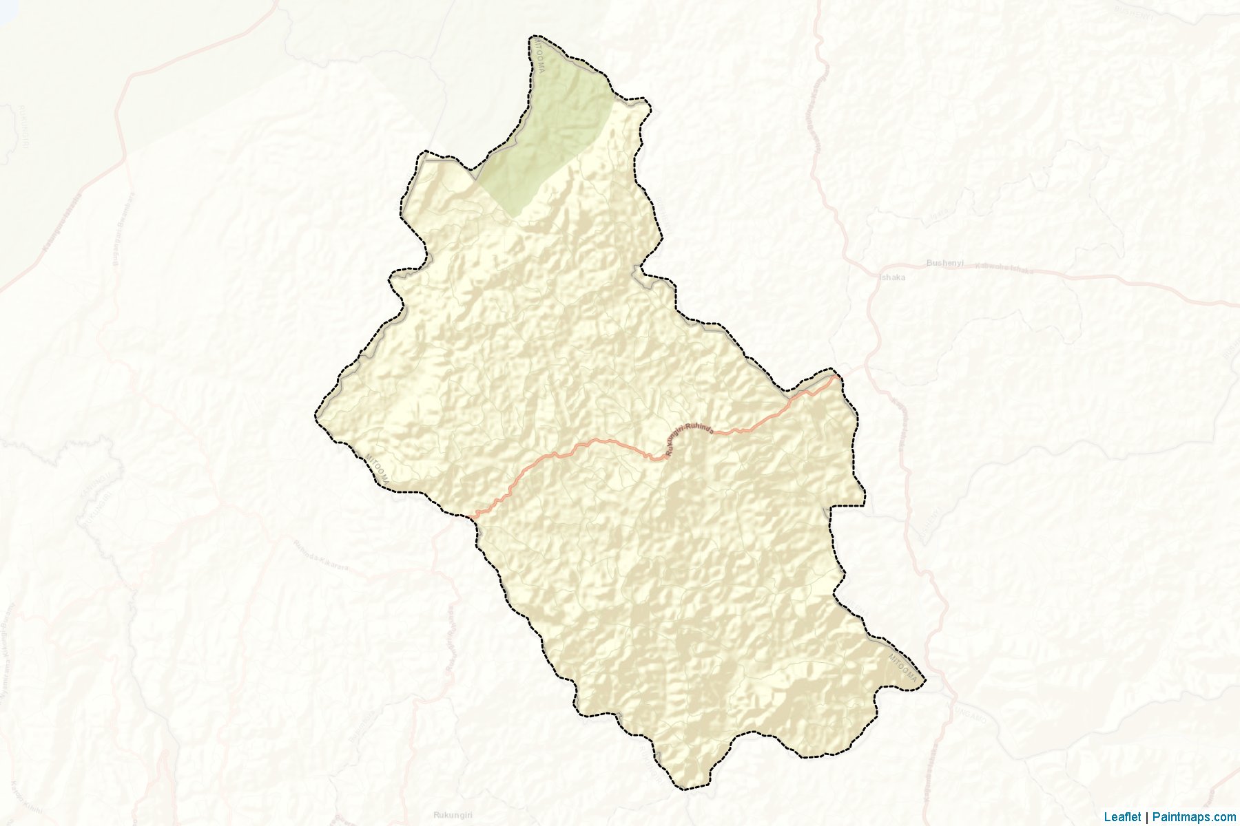 Muestras de recorte de mapas Ruhinda (Mitooma)-2