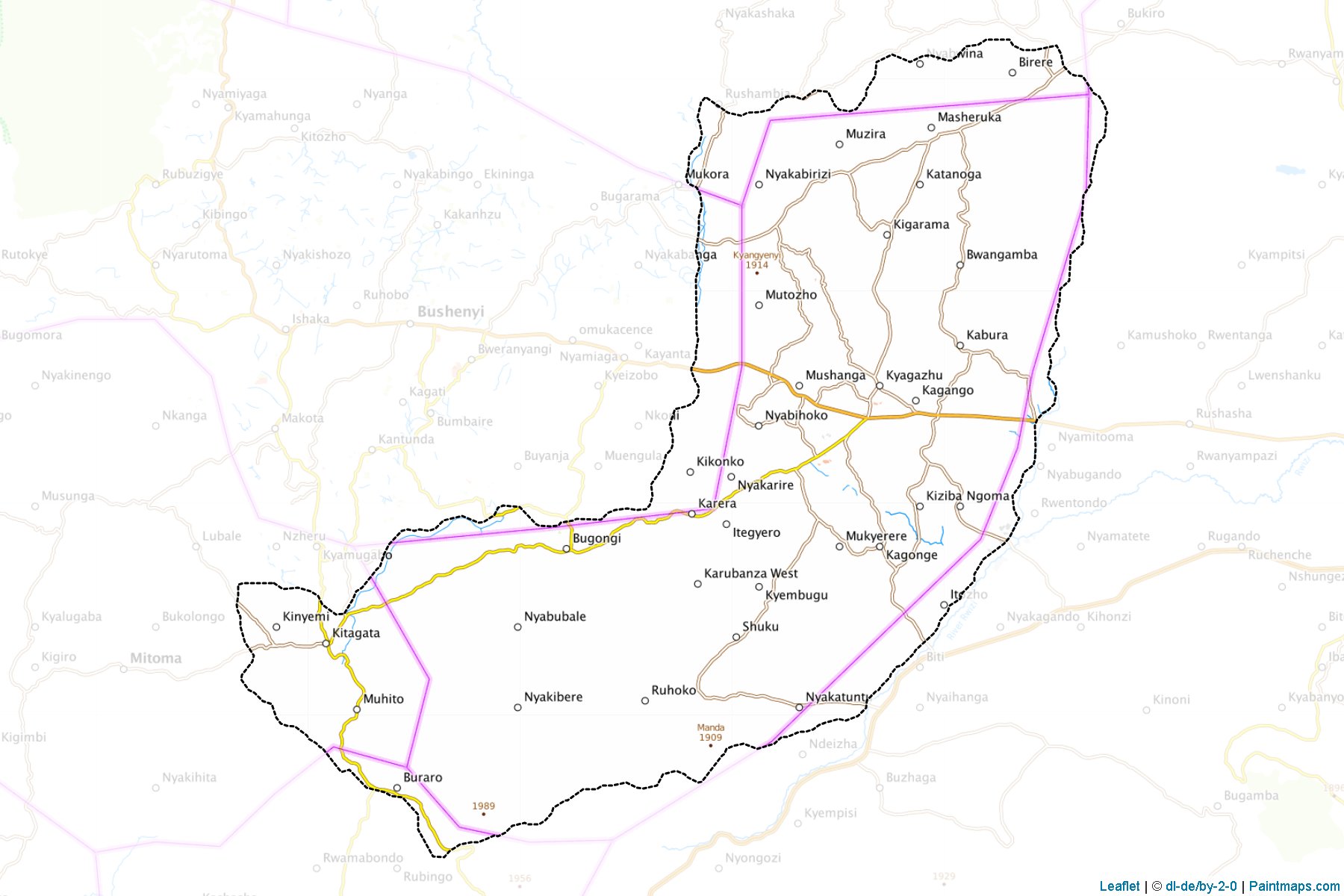 Sheema (Bushenyi) Map Cropping Samples-1