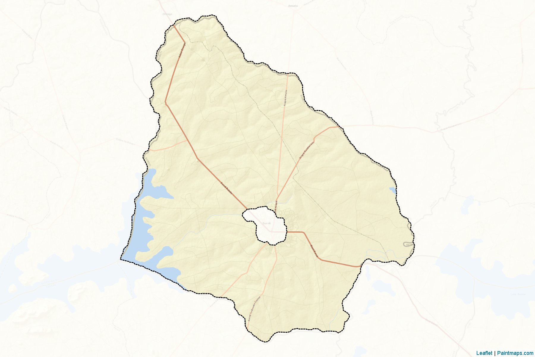 Soroti District (Soroti District) Haritası Örnekleri-2